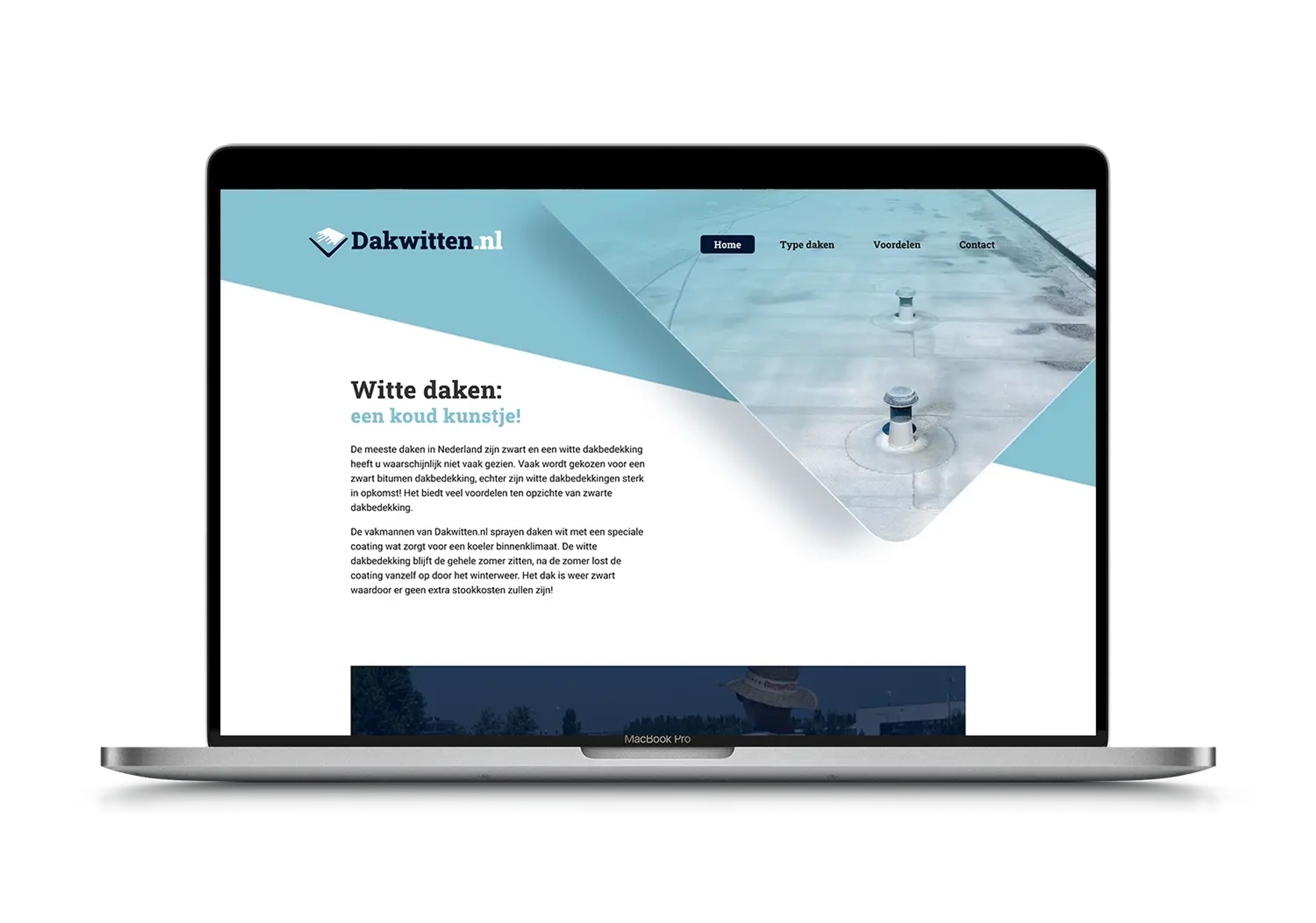 Dakwitten – mockup