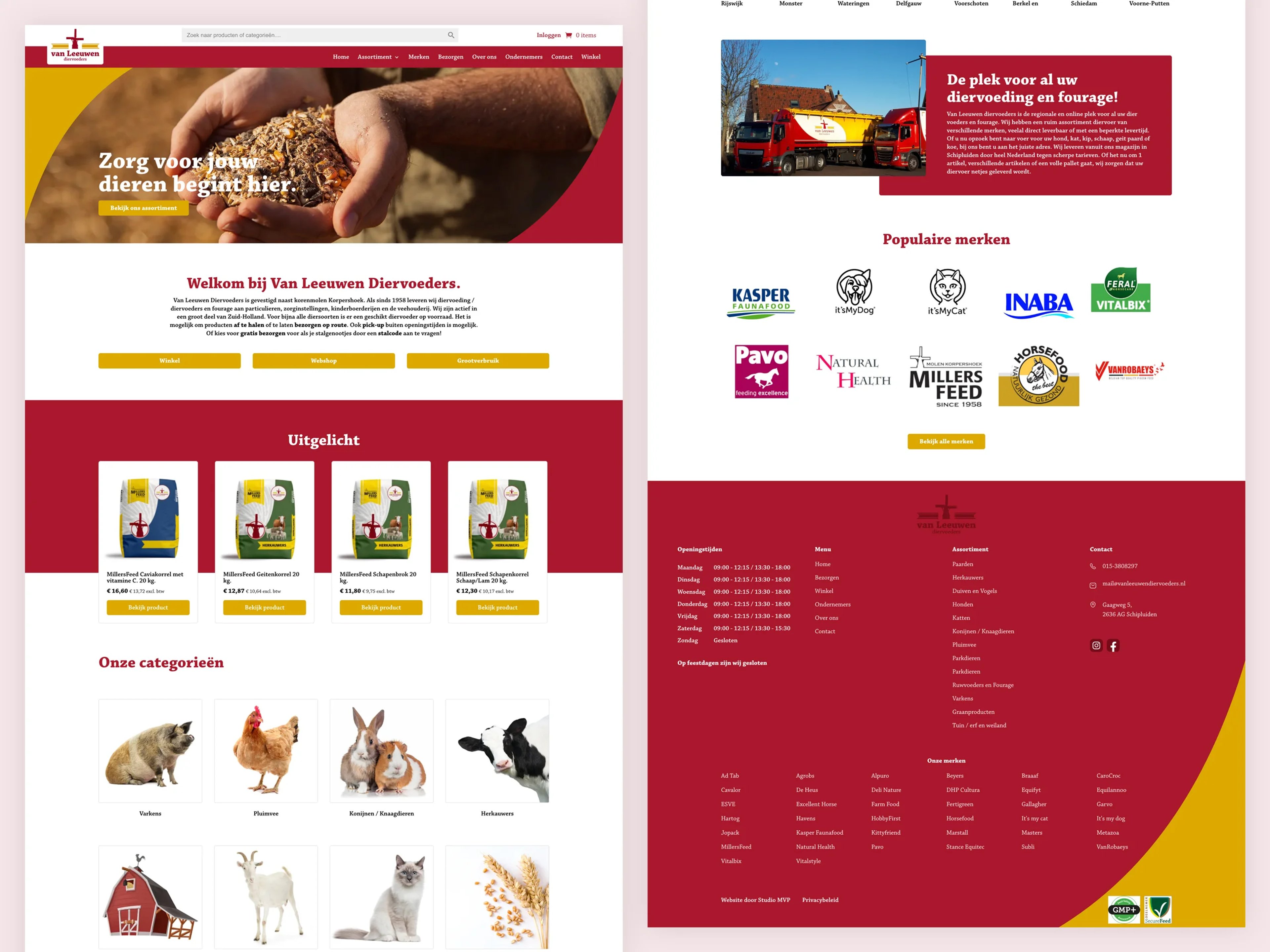 Van leeuwen Diervoeders – visual 1