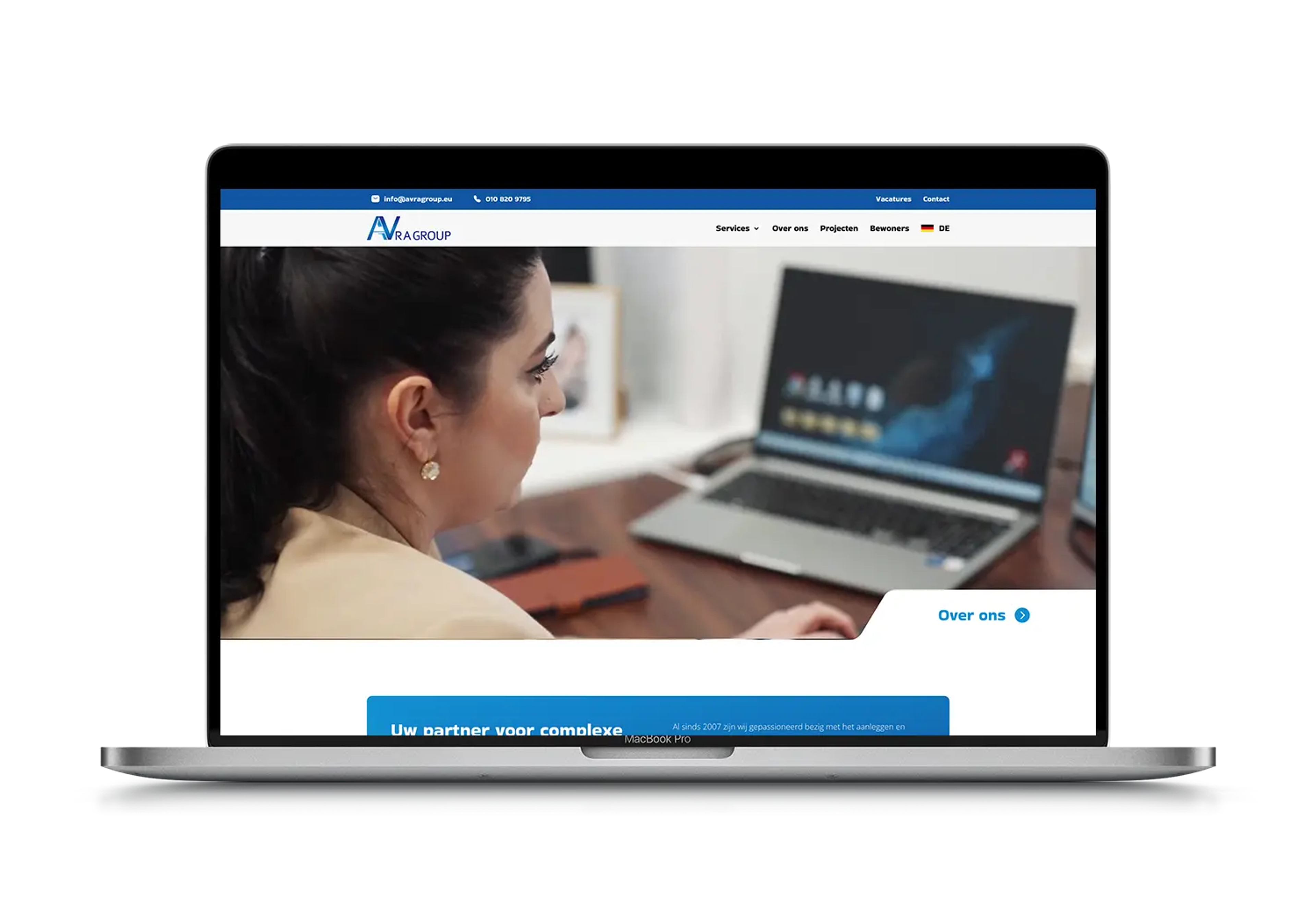 Avra Group – mockup
