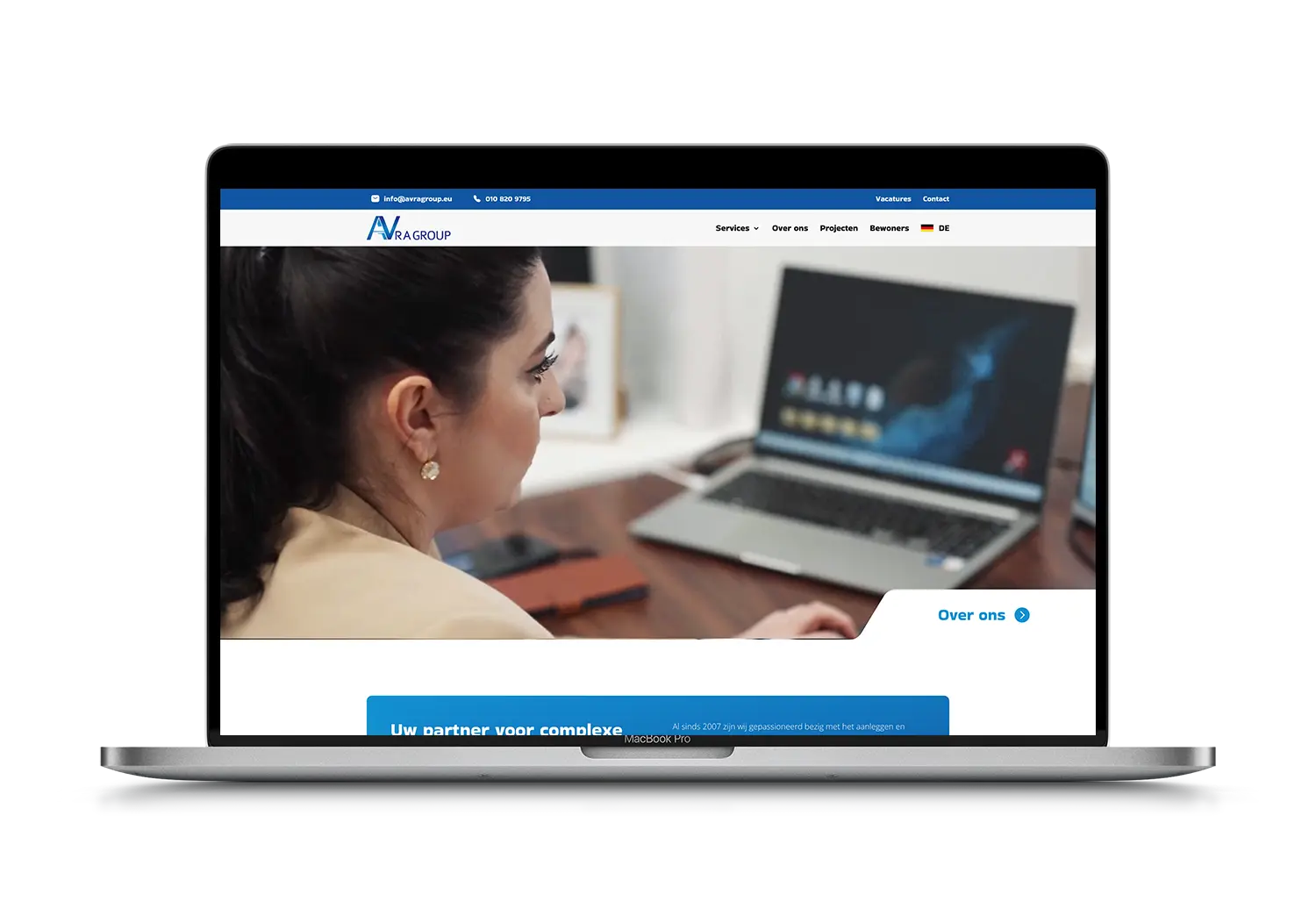 Avra Group – mockup