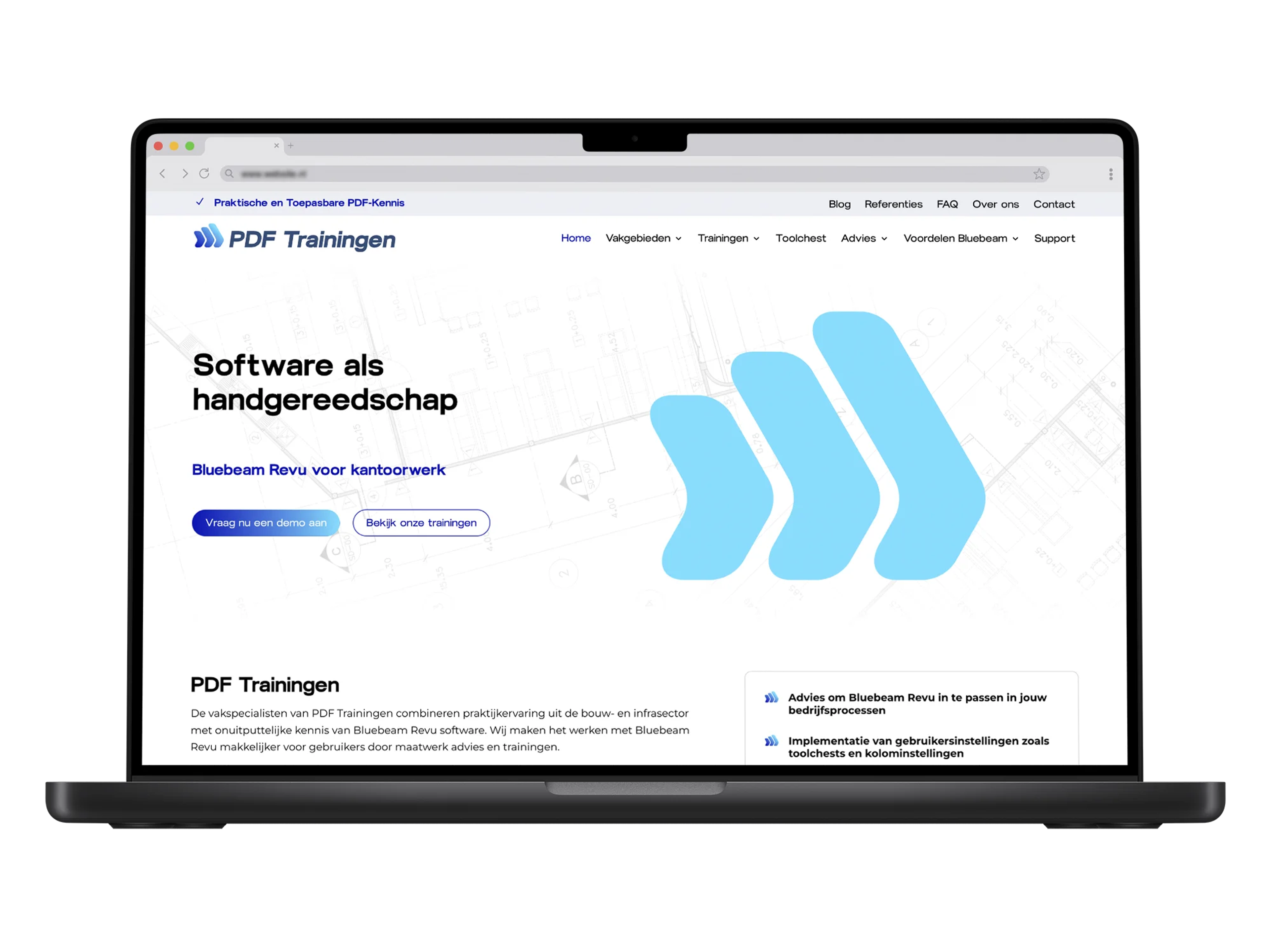 PDF Trainingen – mockup