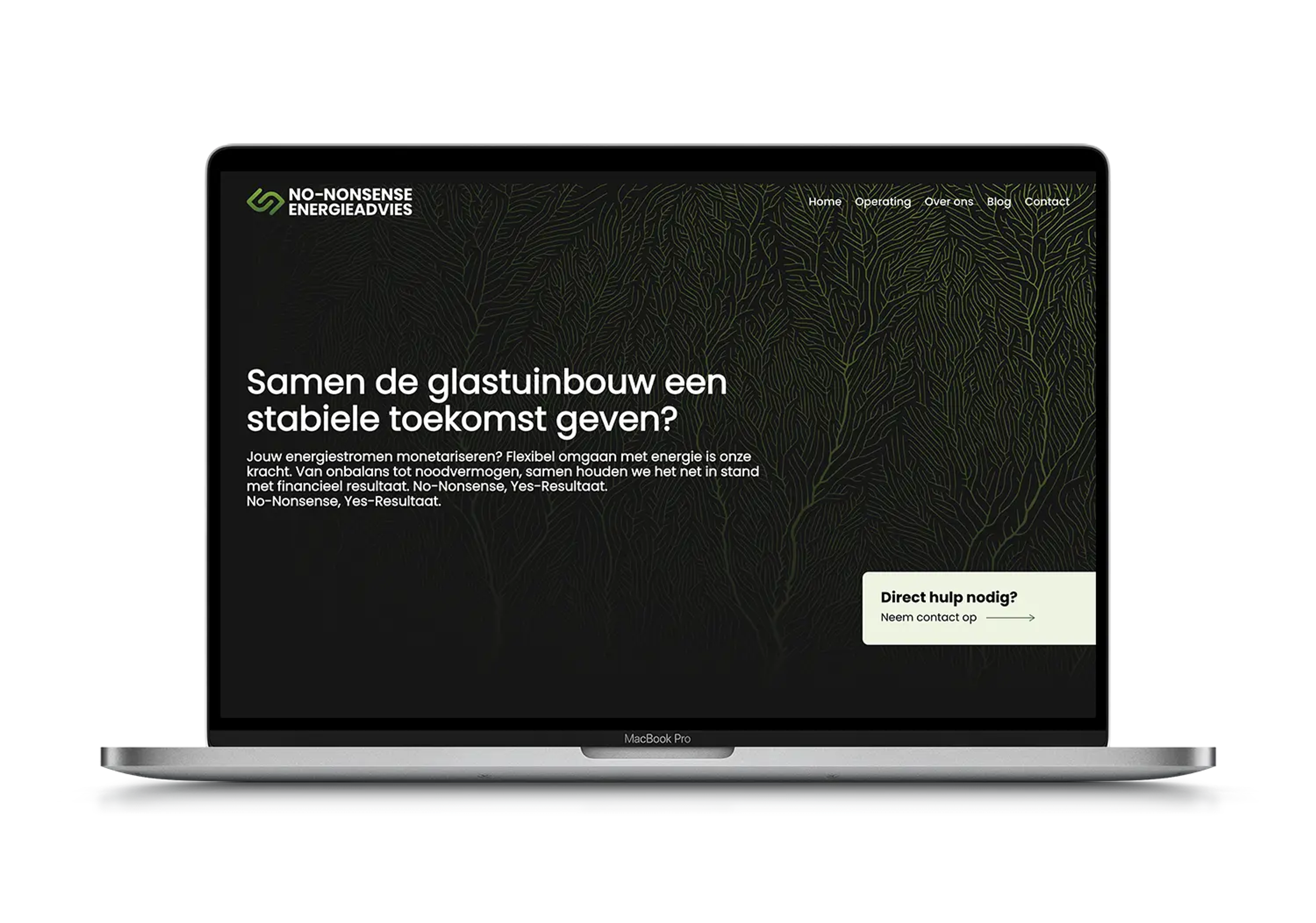 No-Nonsense Energieadvies – mockup