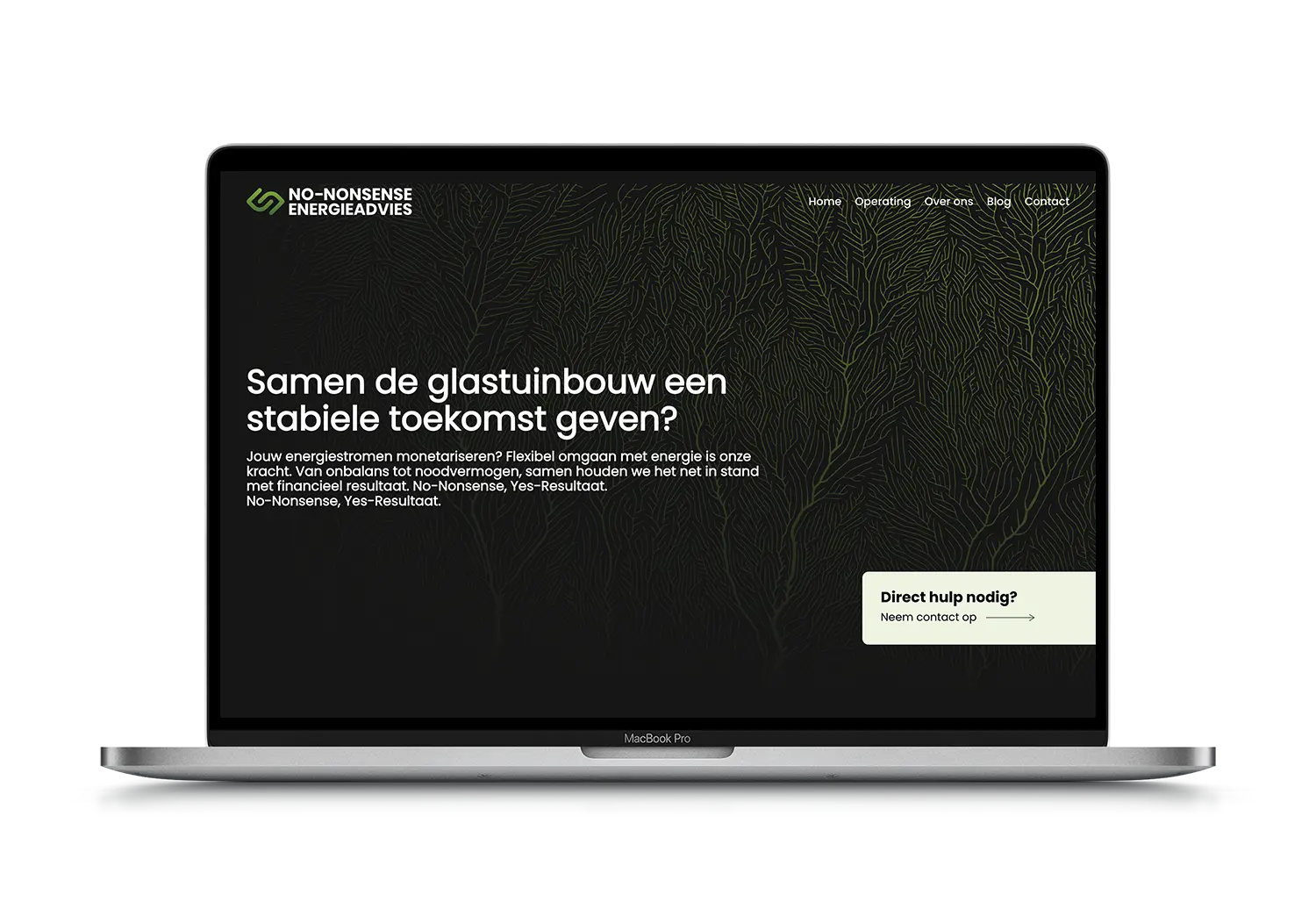 No-Nonsense Energieadvies – mockup