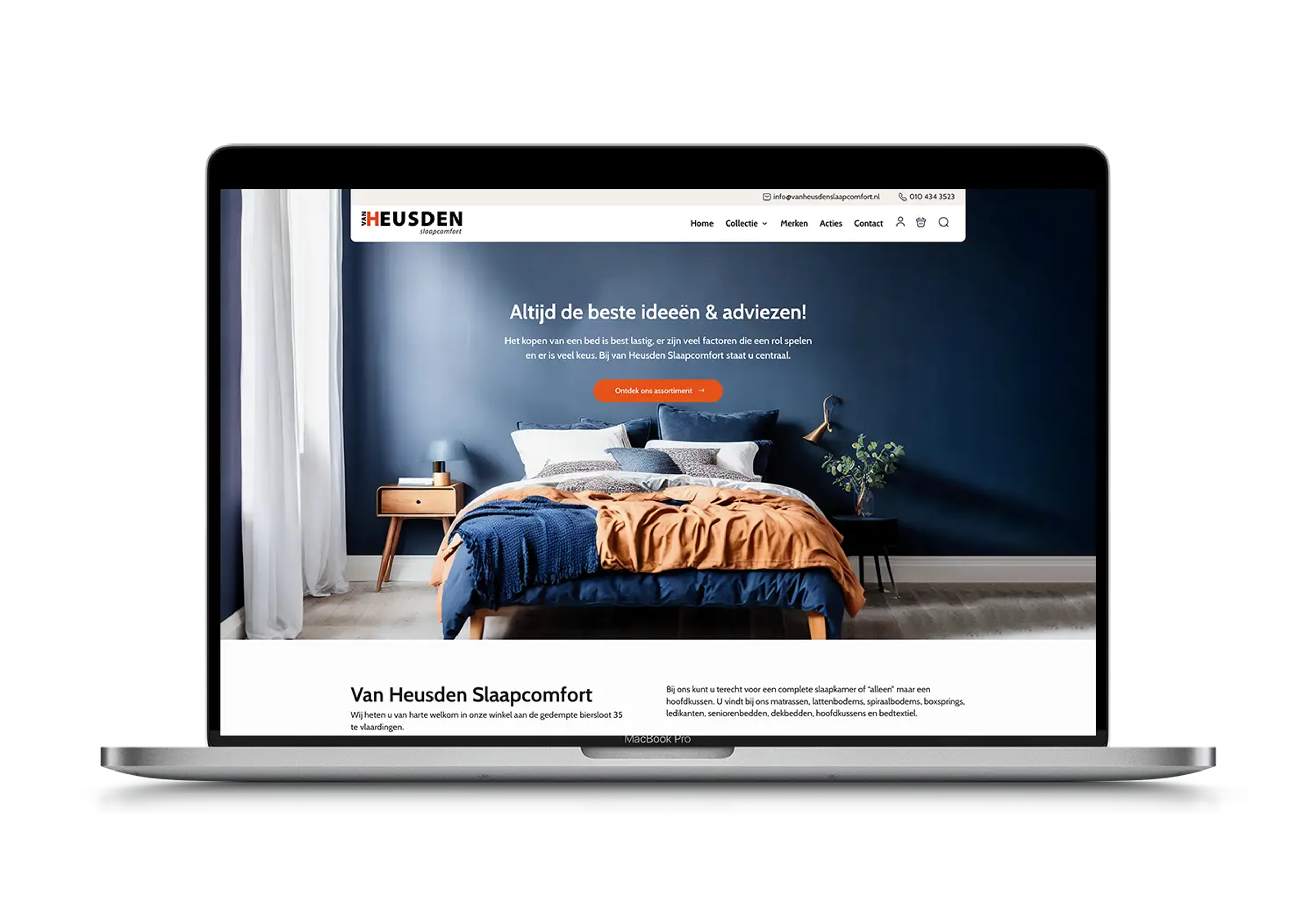 Van Heusden – mockup