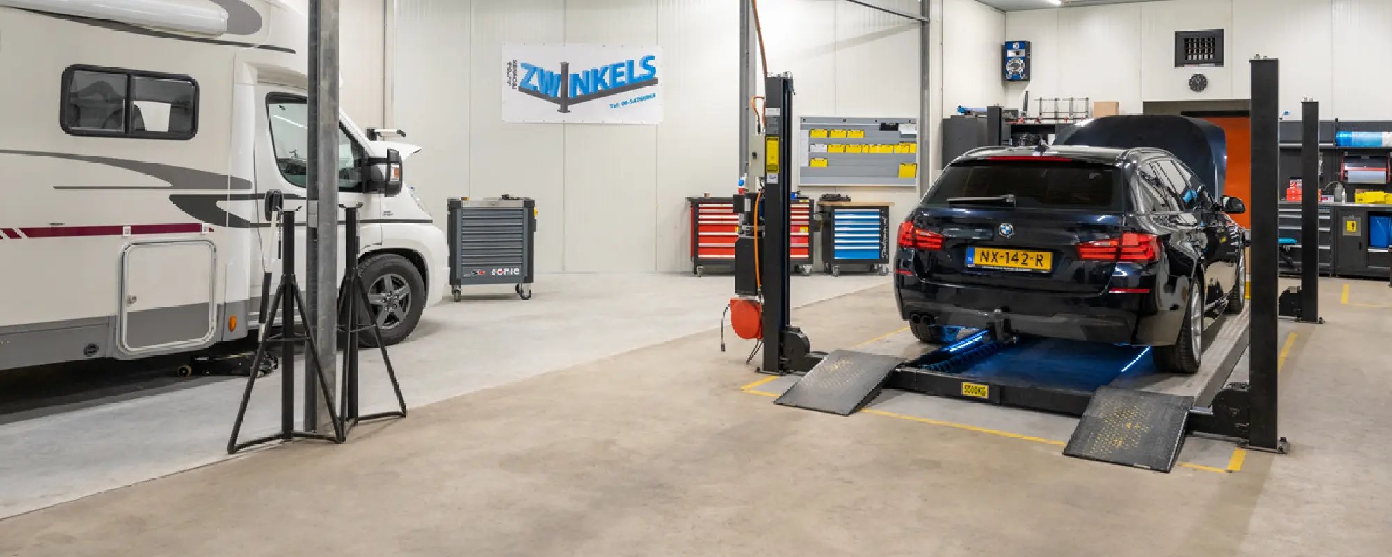Zwinkels auto camper service – header