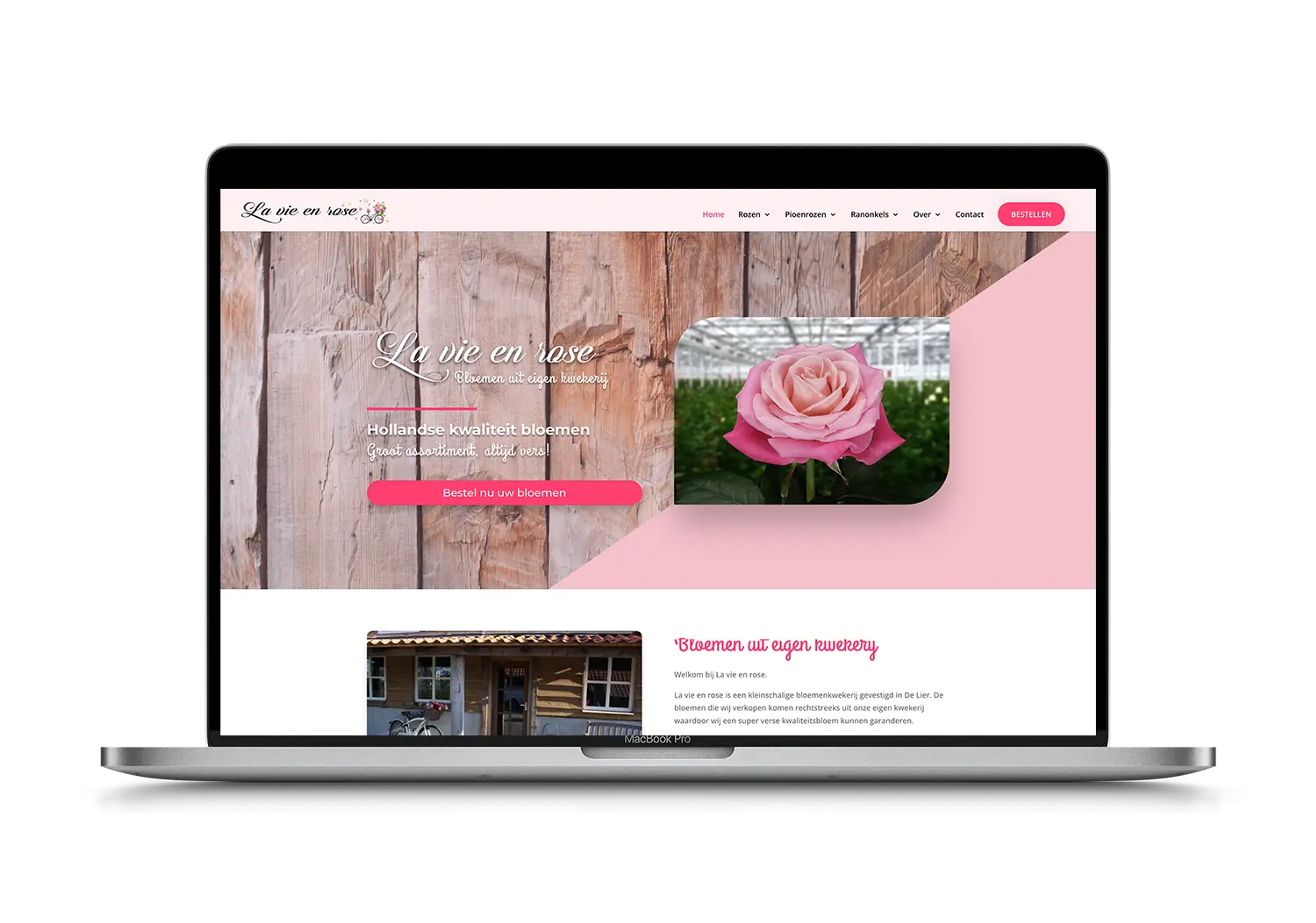 La Vie en Rose – mockup