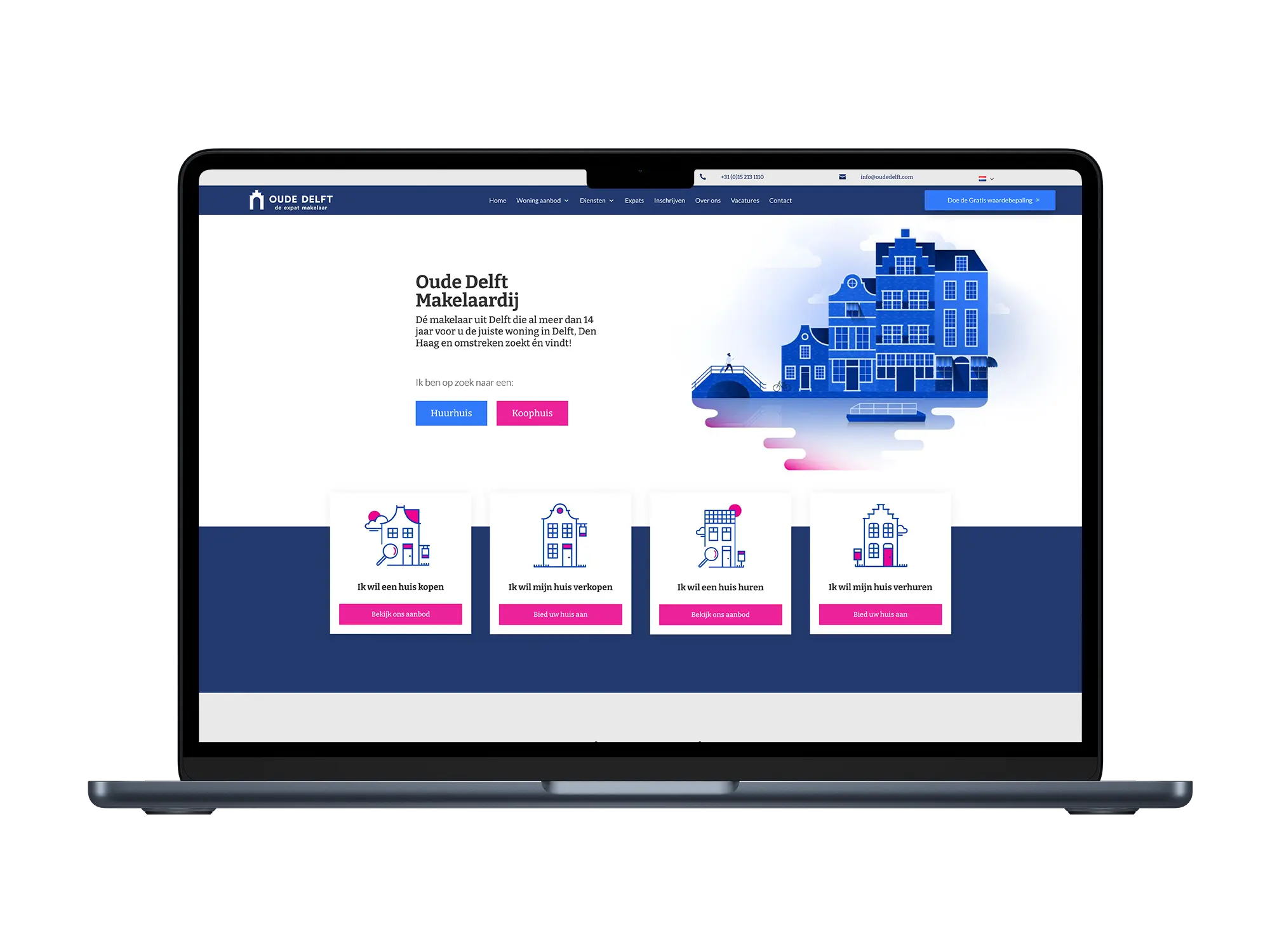 Makelaardij en Vastgoed – mockup