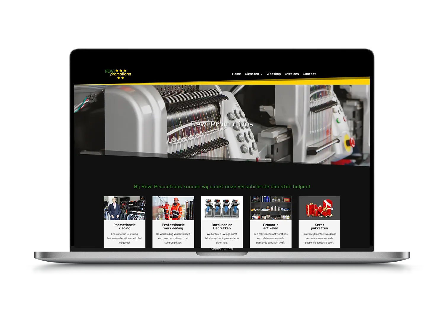 Rewi Promotions – mockup