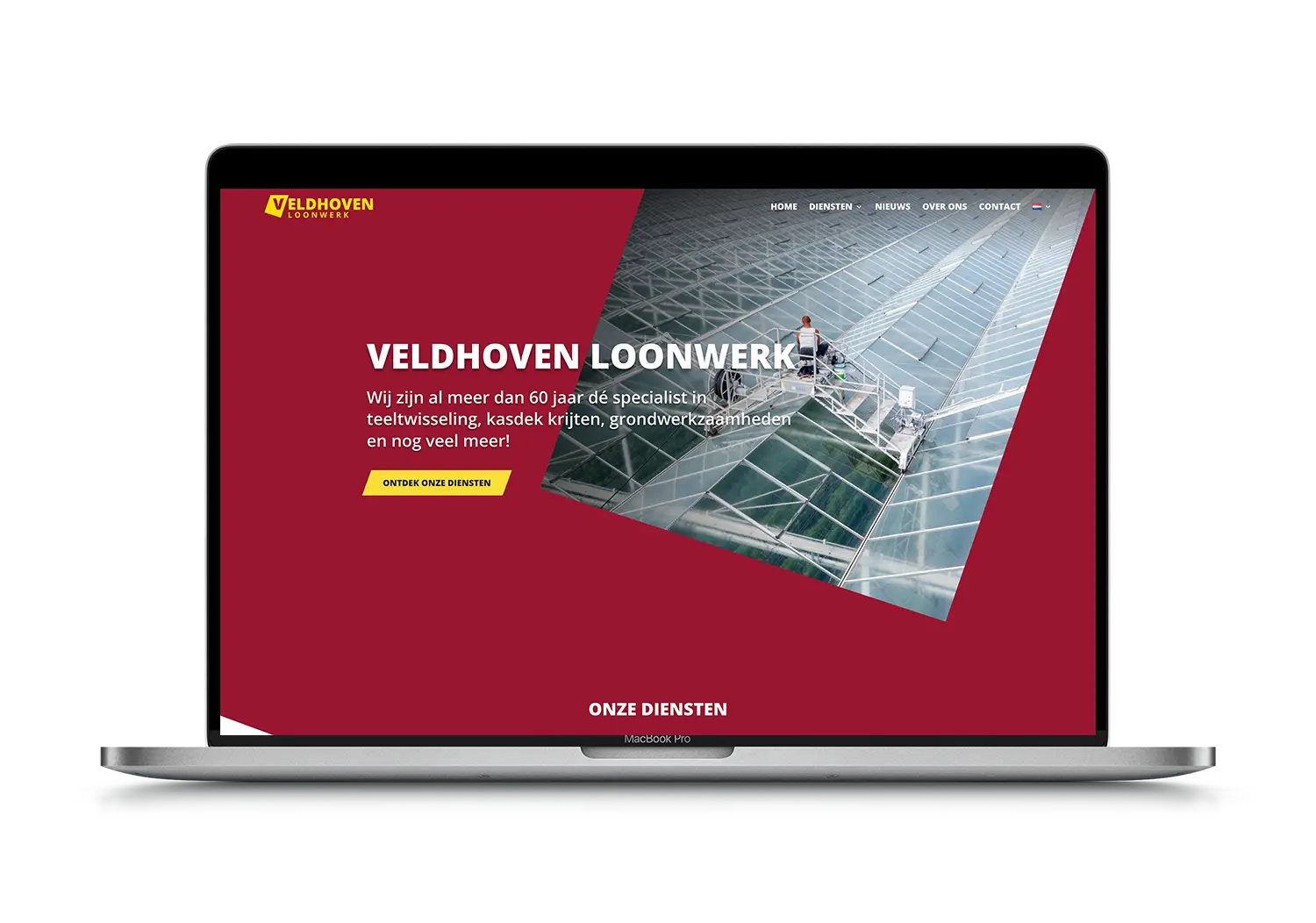 Veldhoven Loonwerk – mockup