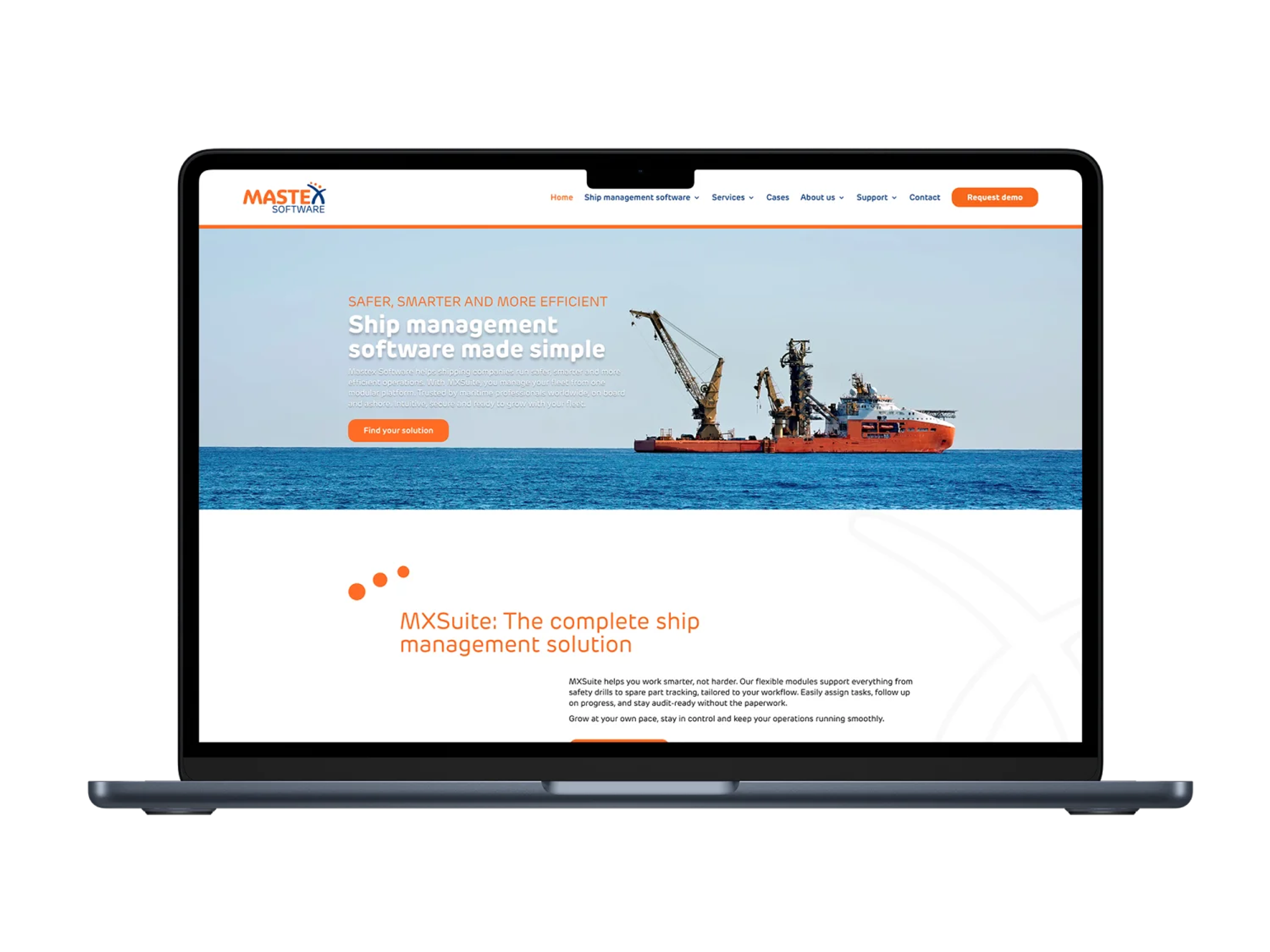 Mastex Software – mockup