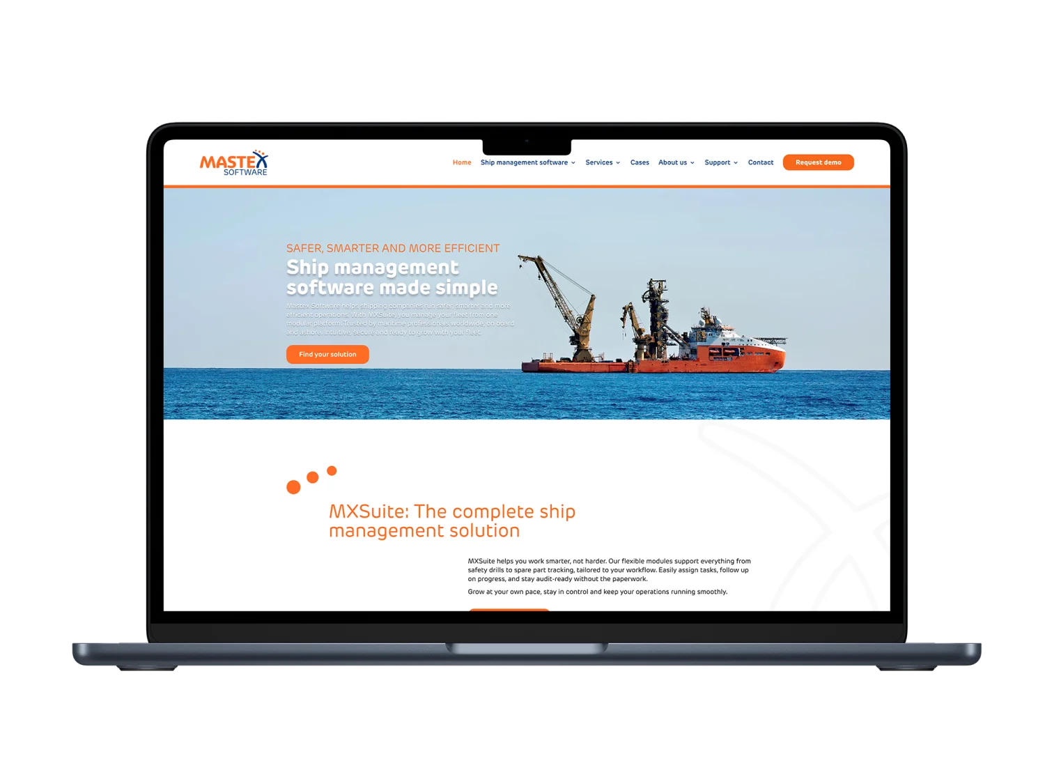 Mastex Software – mockup