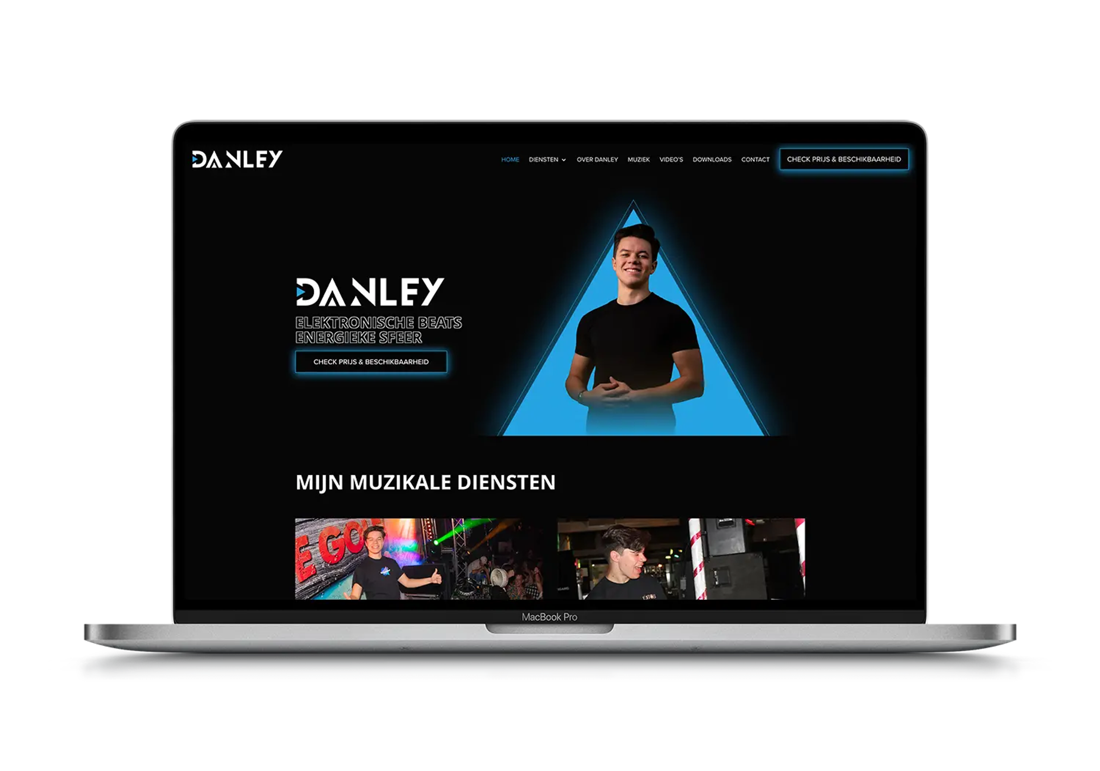 Danley music – mockup