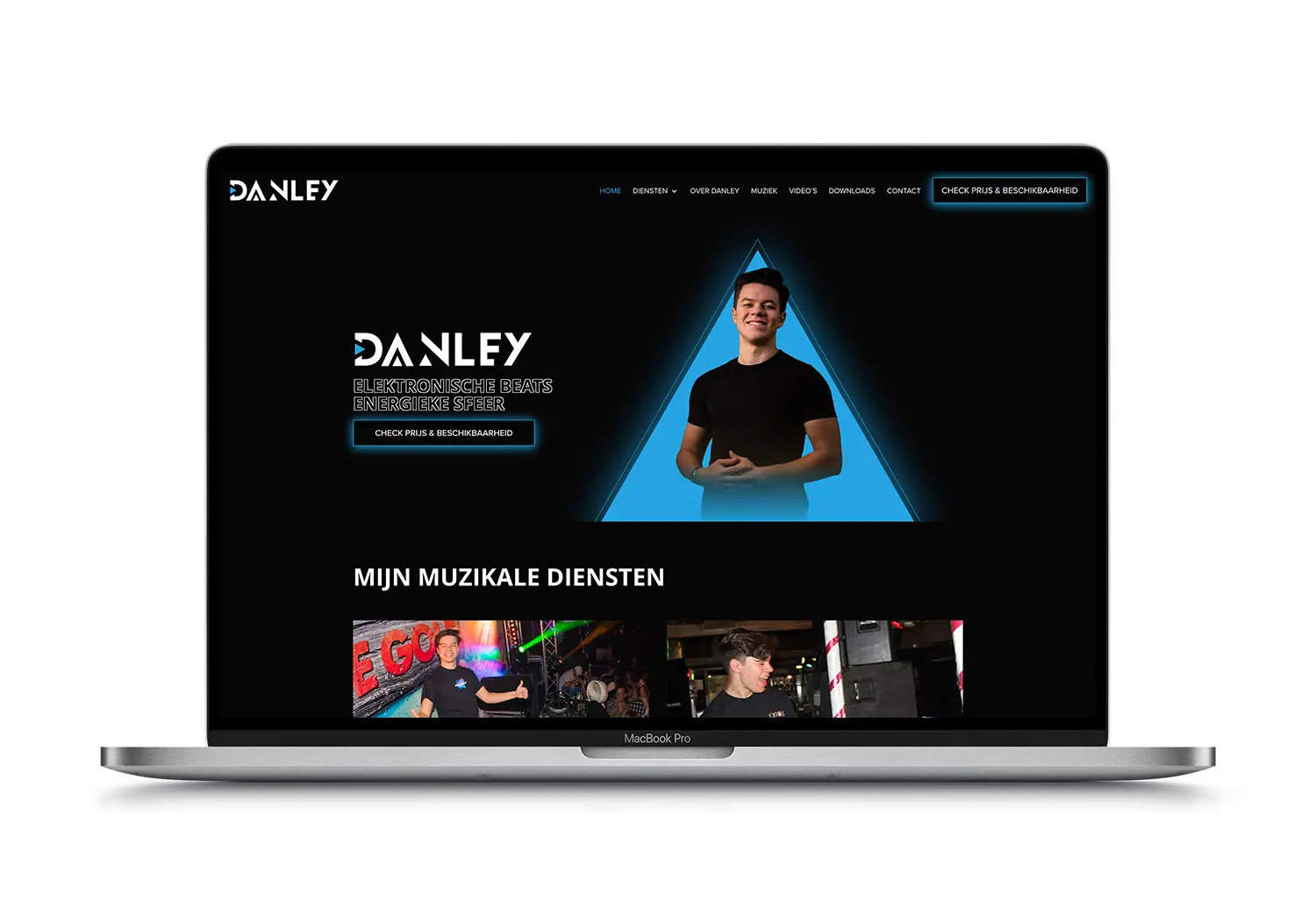 Danley music – mockup