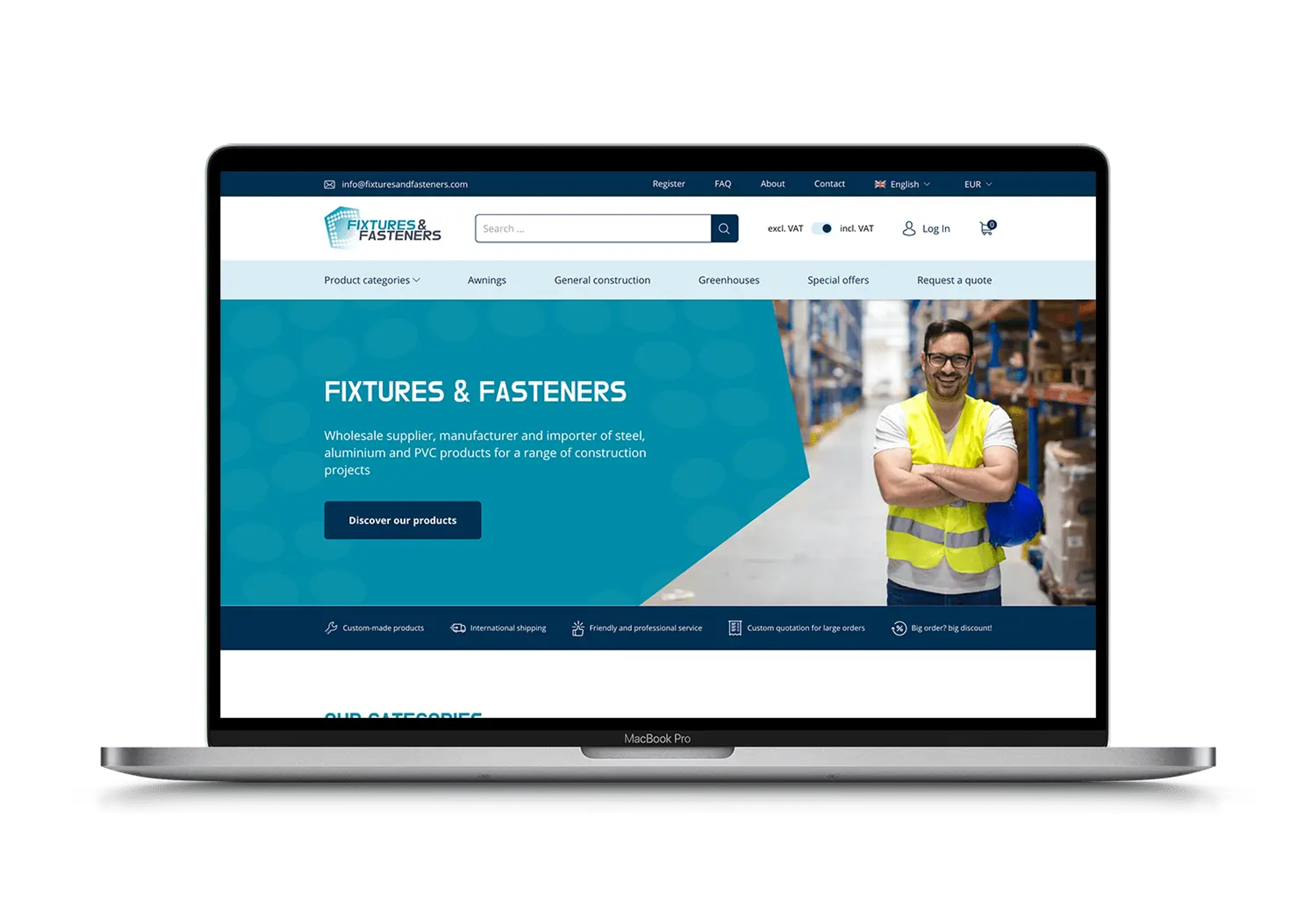 Fixtures and Fasteners – mockup