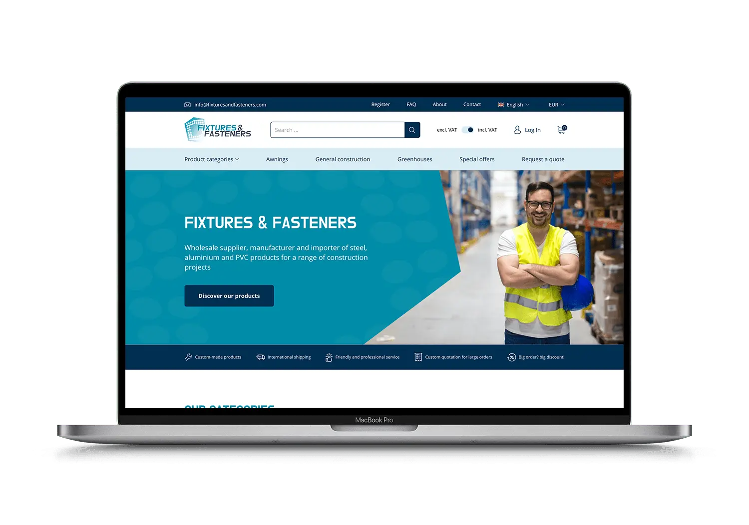 Fixtures and Fasteners – mockup