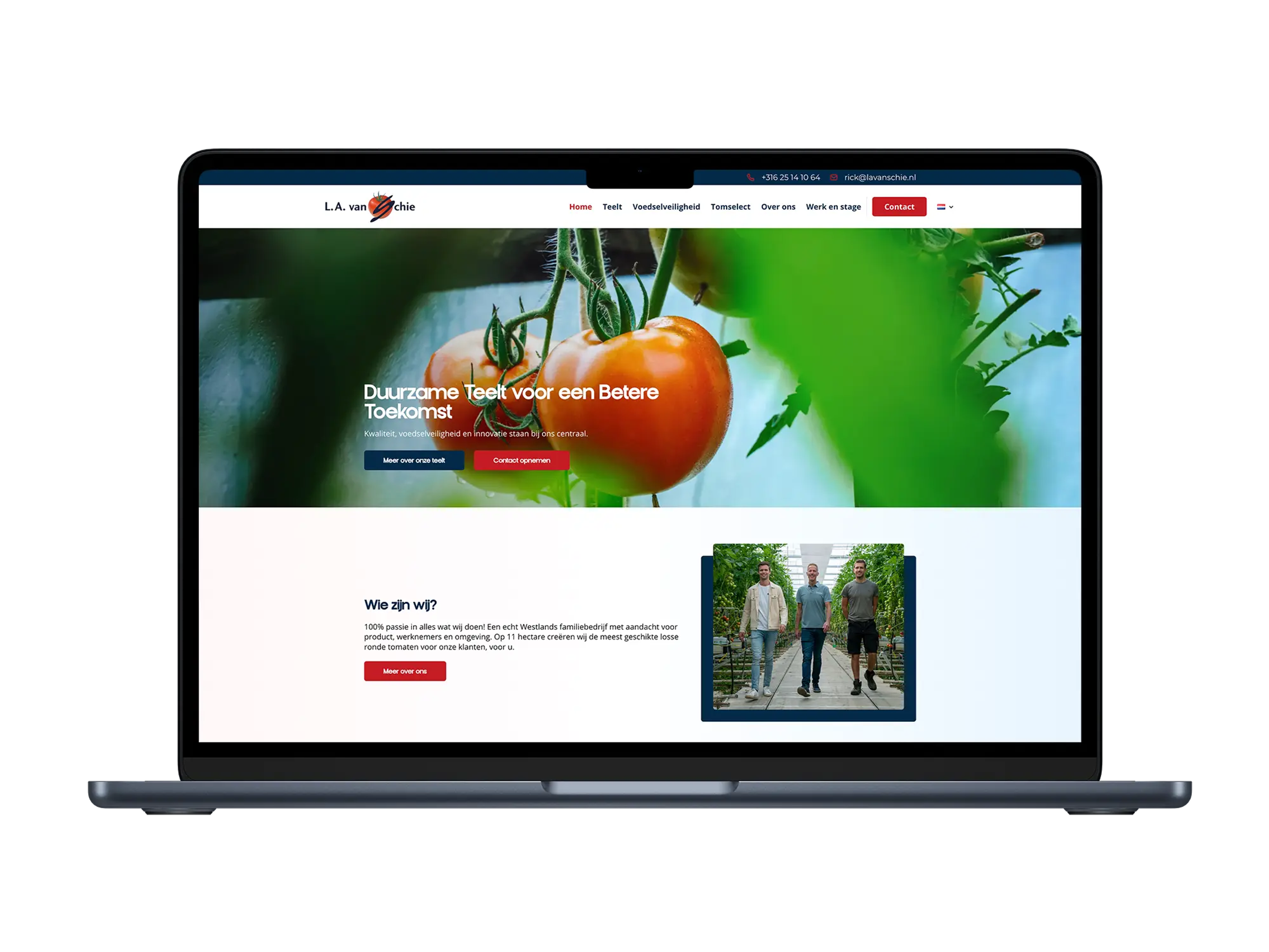 L.A. van Schie – mockup