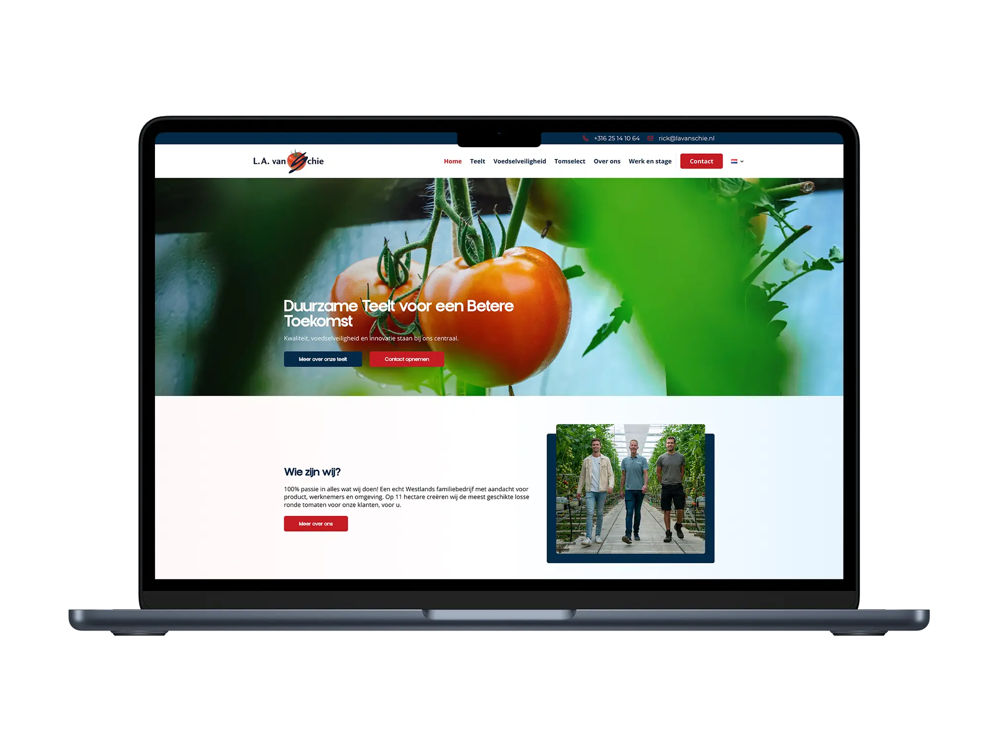 L.A. van Schie – mockup