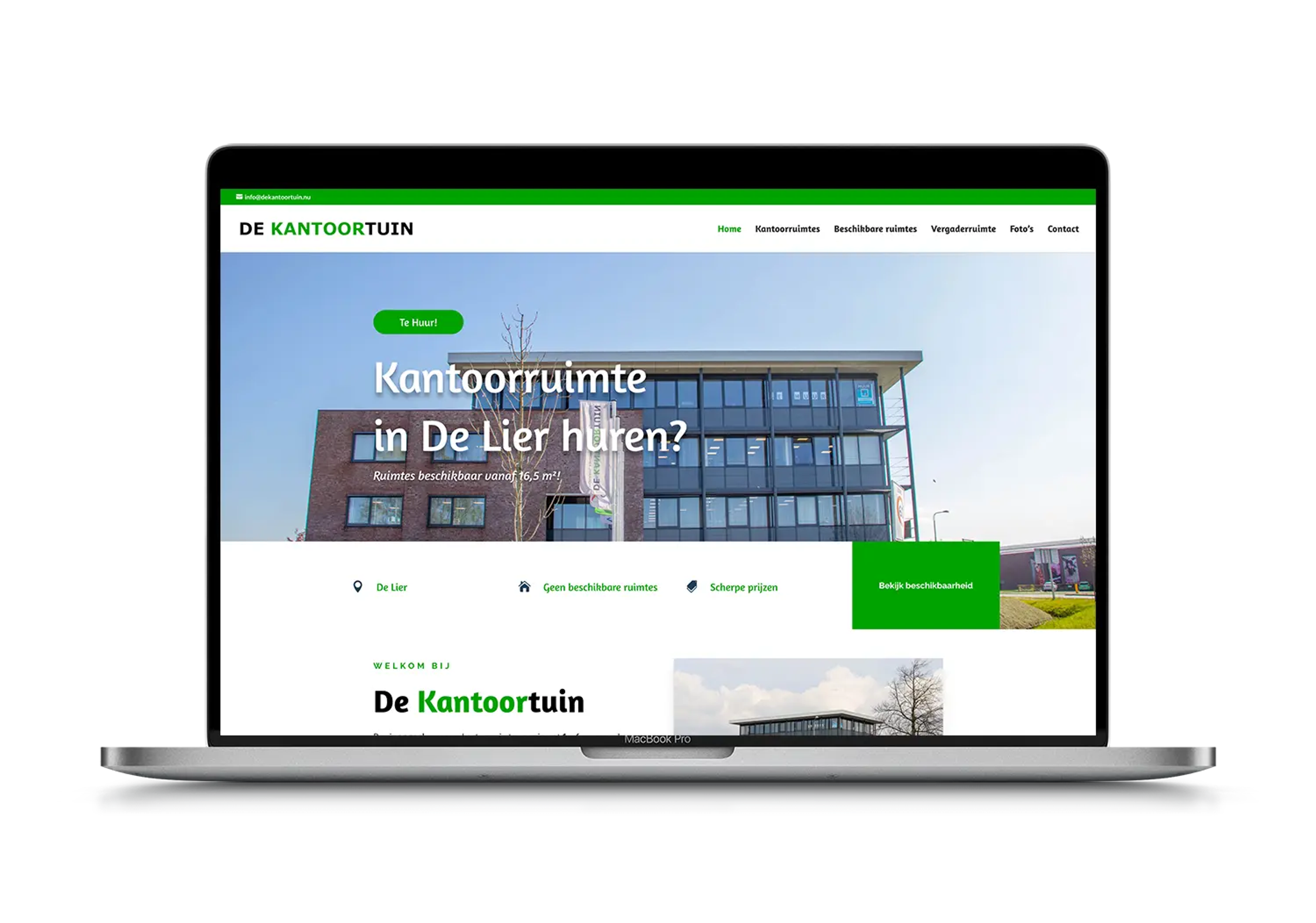 De Kantoortuin – mockup