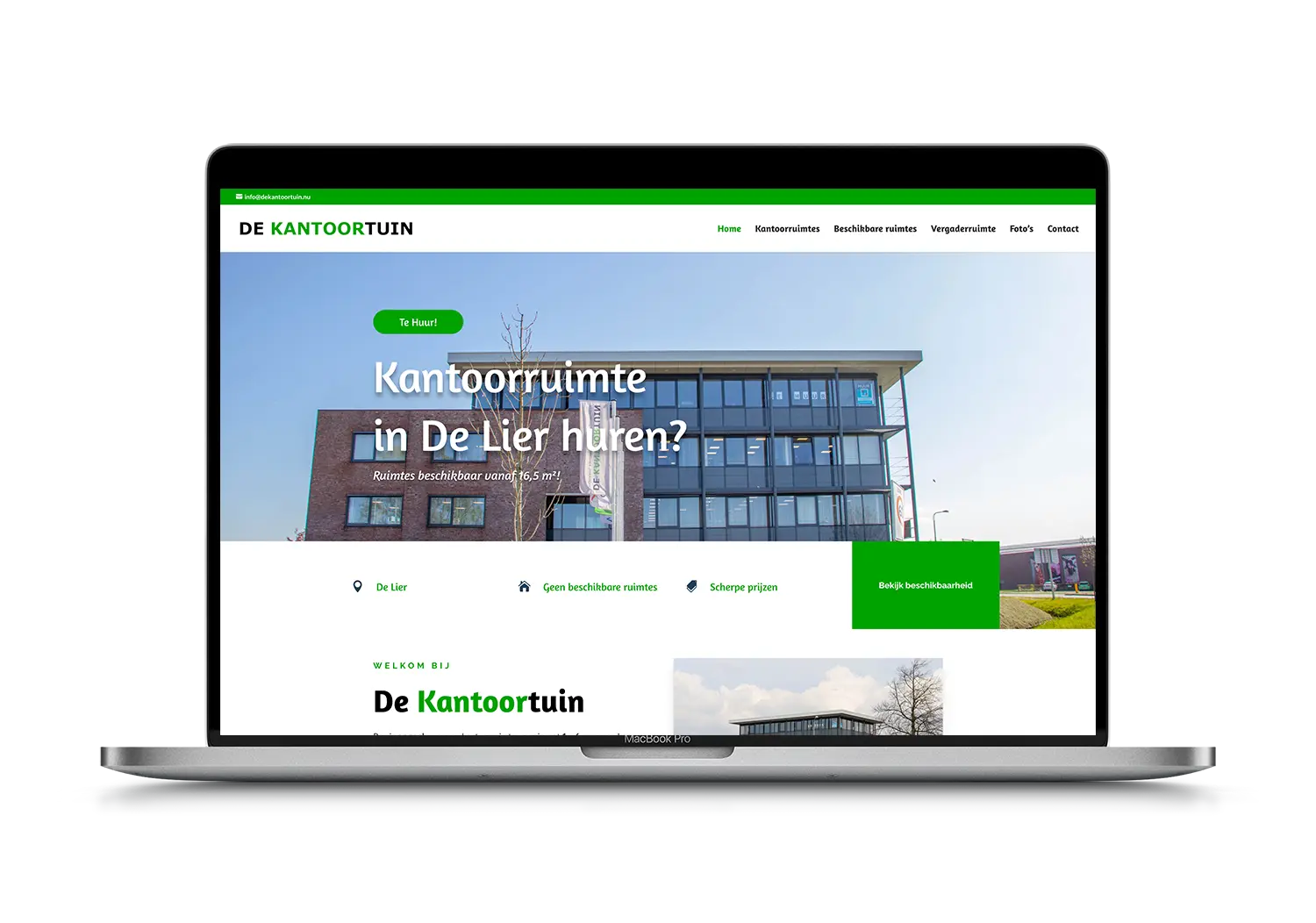De Kantoortuin – mockup
