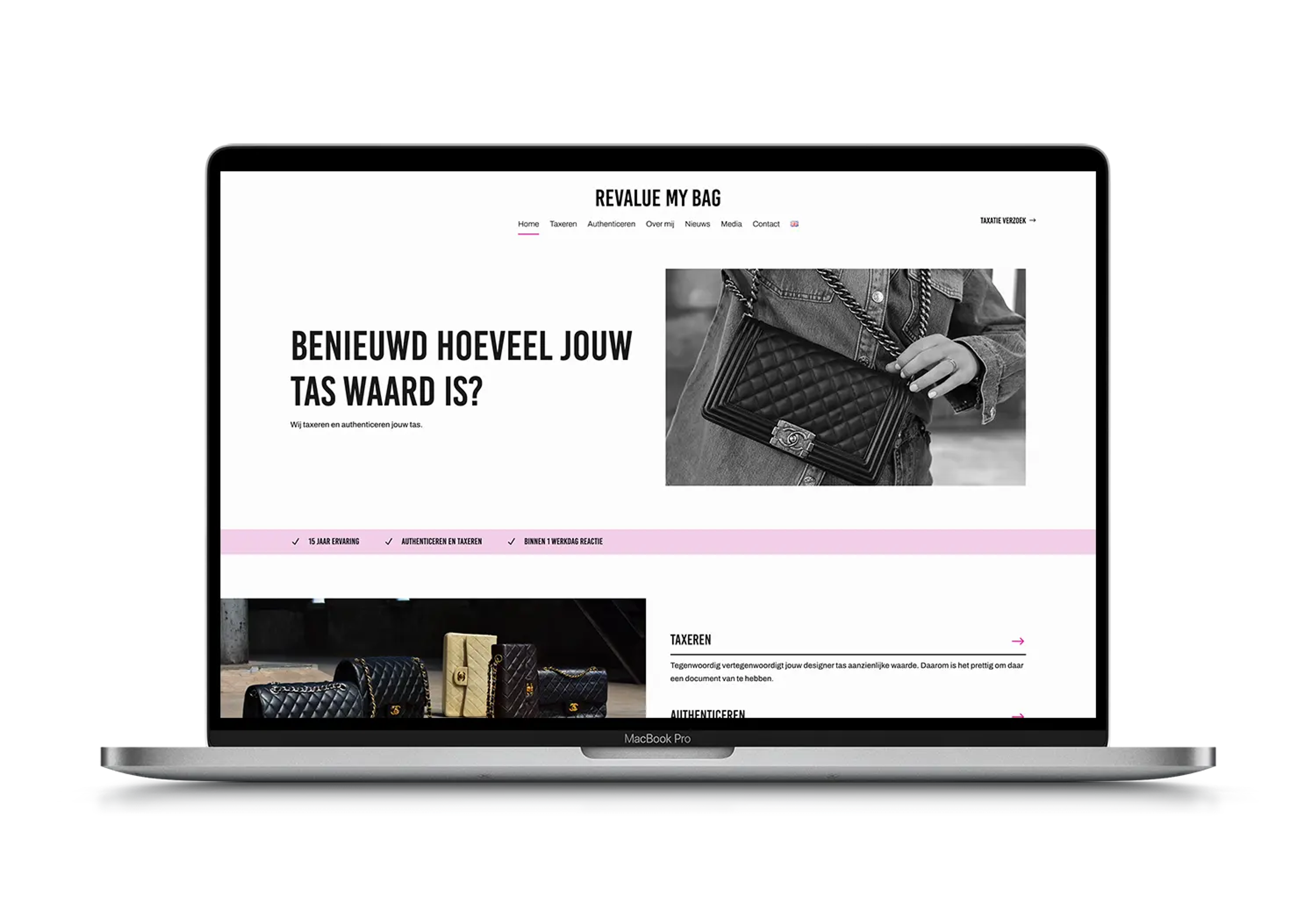 Revalue my bag – mockup