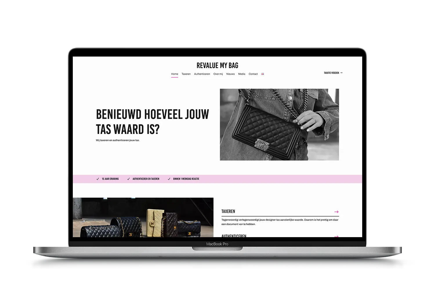 Revalue my bag – mockup