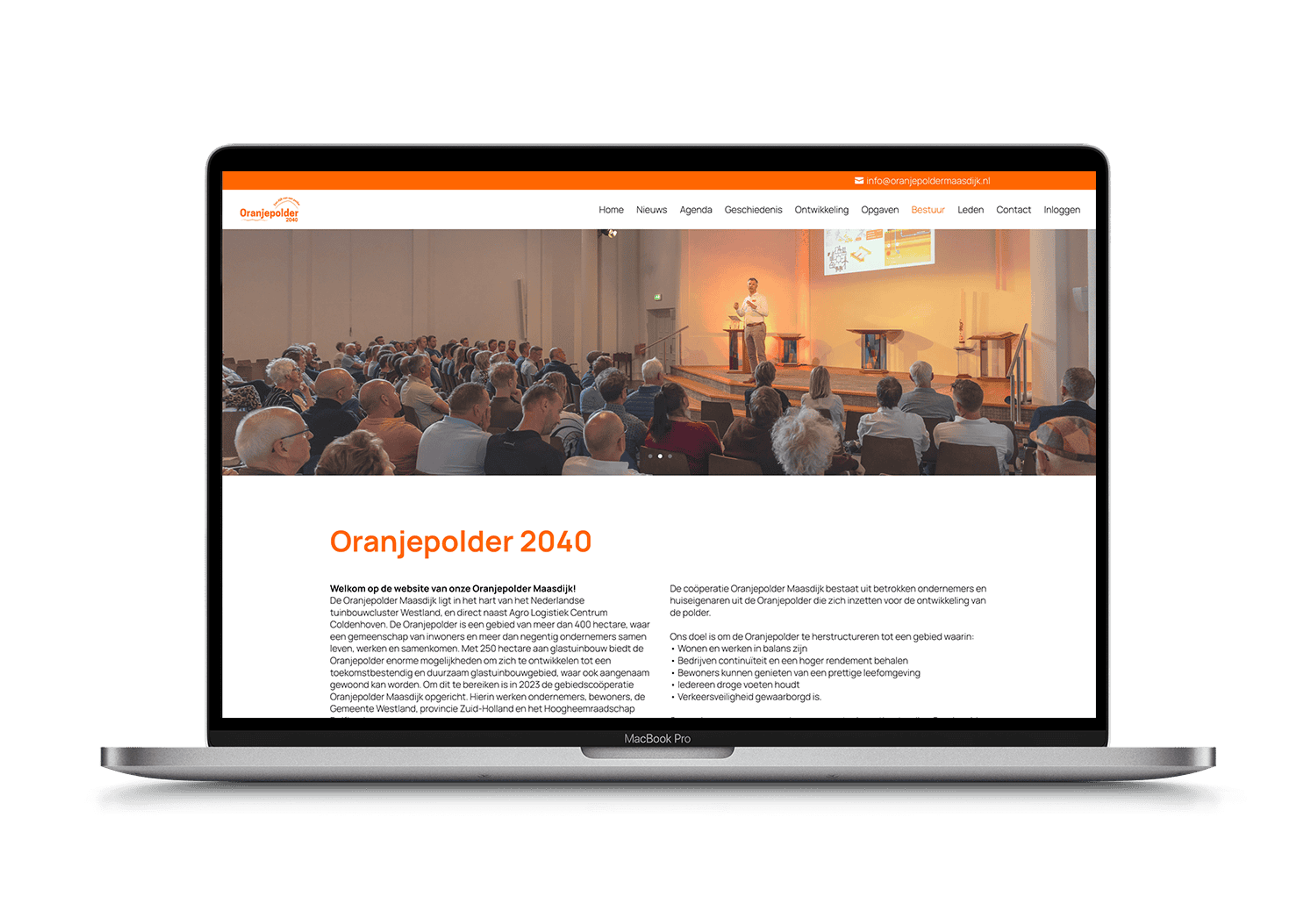 Oranje Polder – mockup
