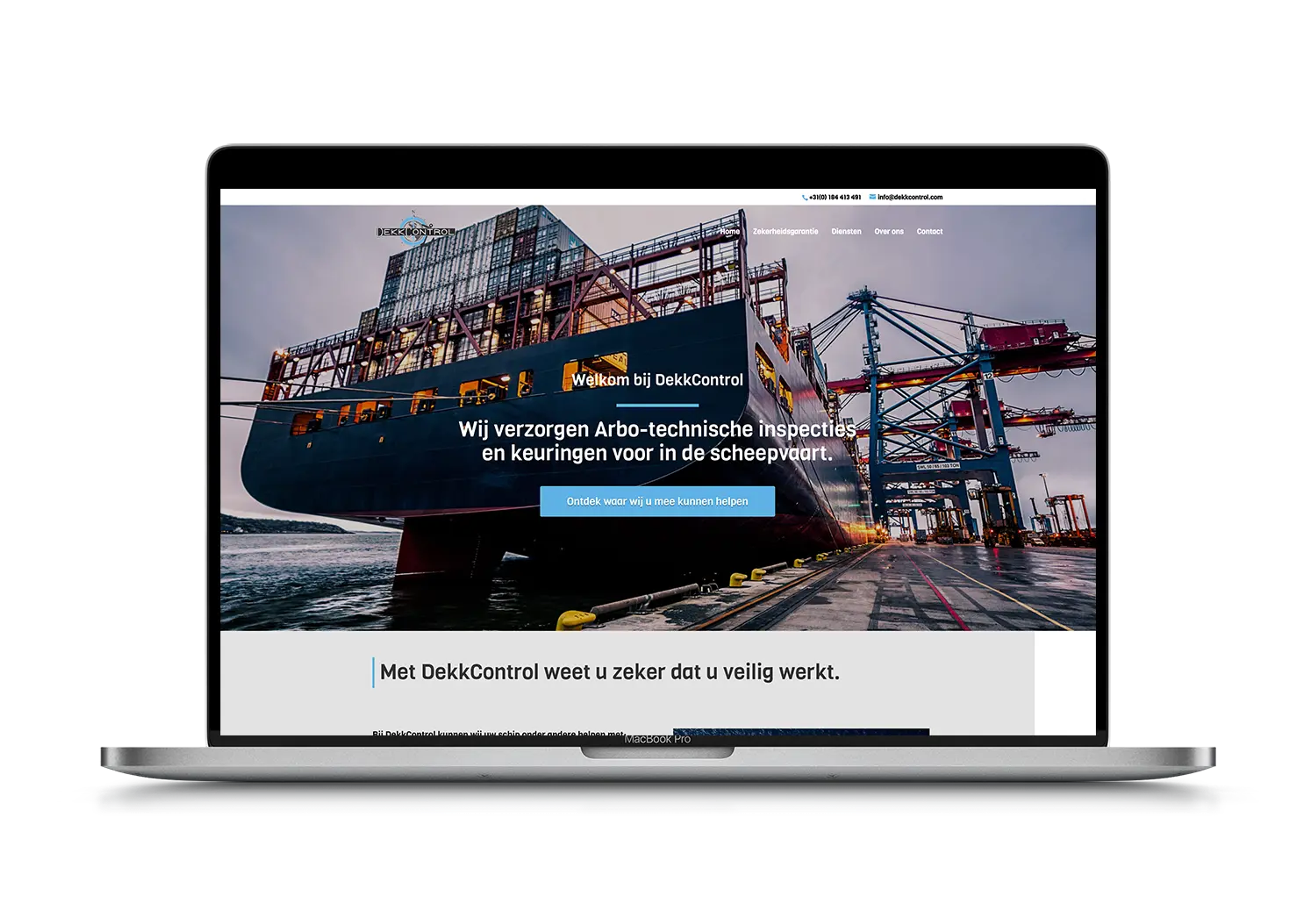 DekkControl – mockup