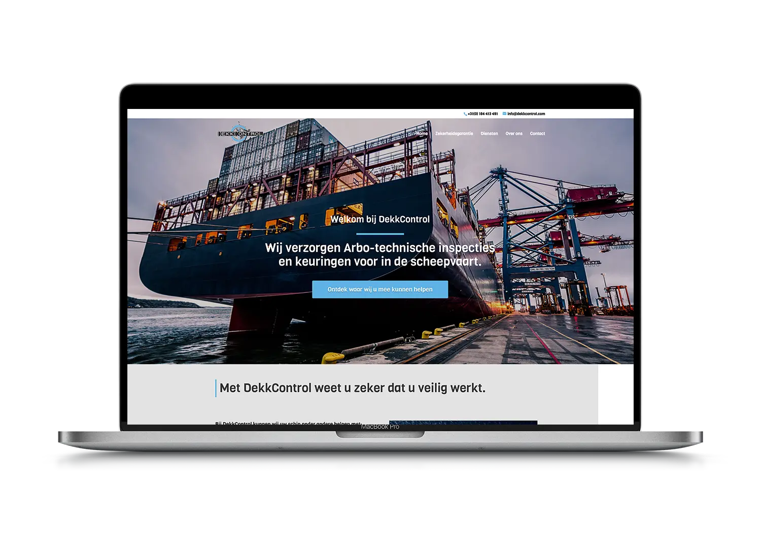 DekkControl – mockup