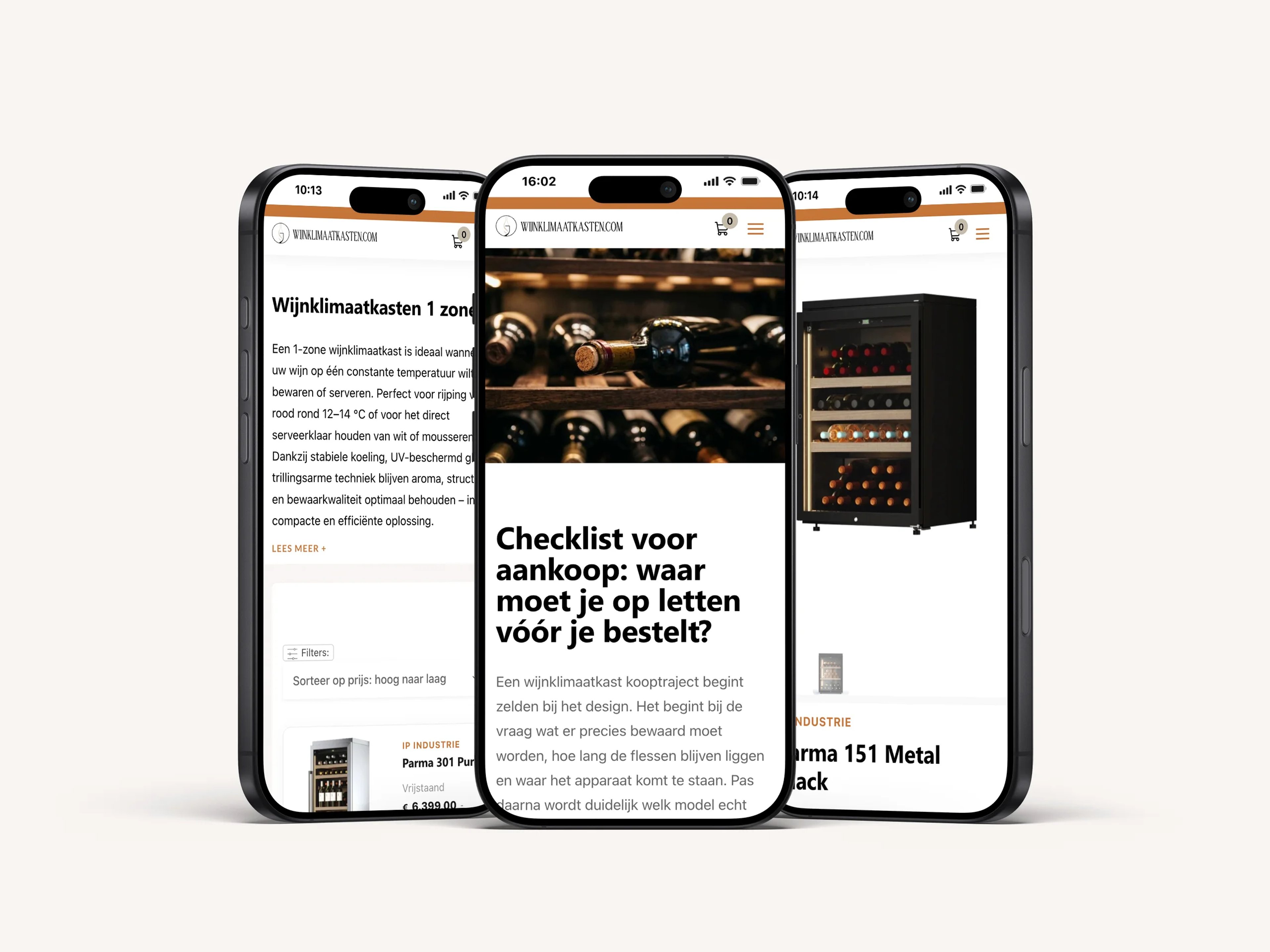 Wijnklimaatkasten – visual 1