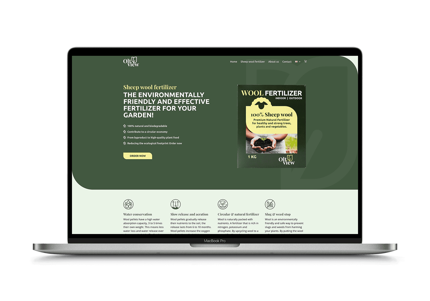 Oltview – mockup
