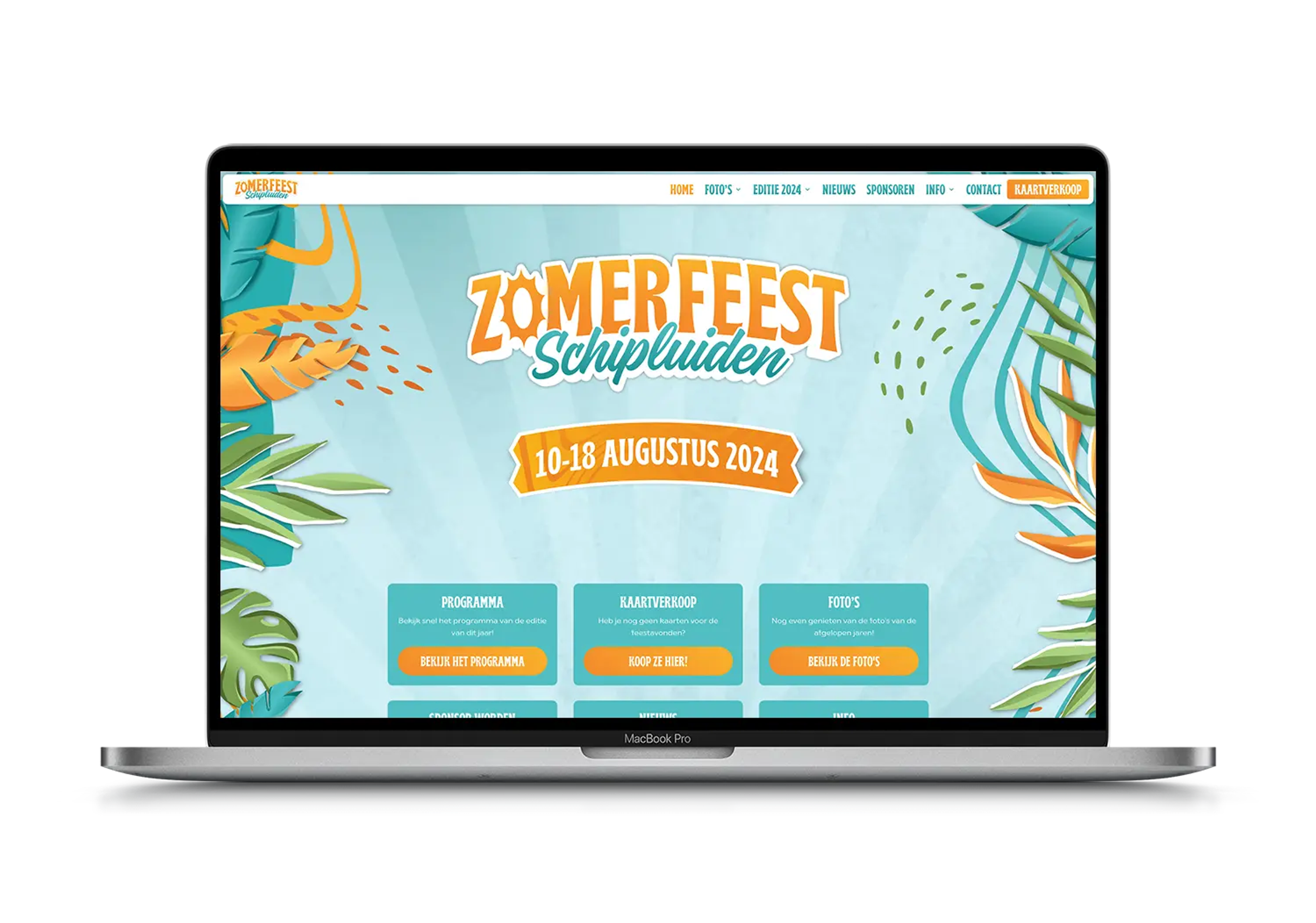 Zomerfeest Schipluiden – mockup