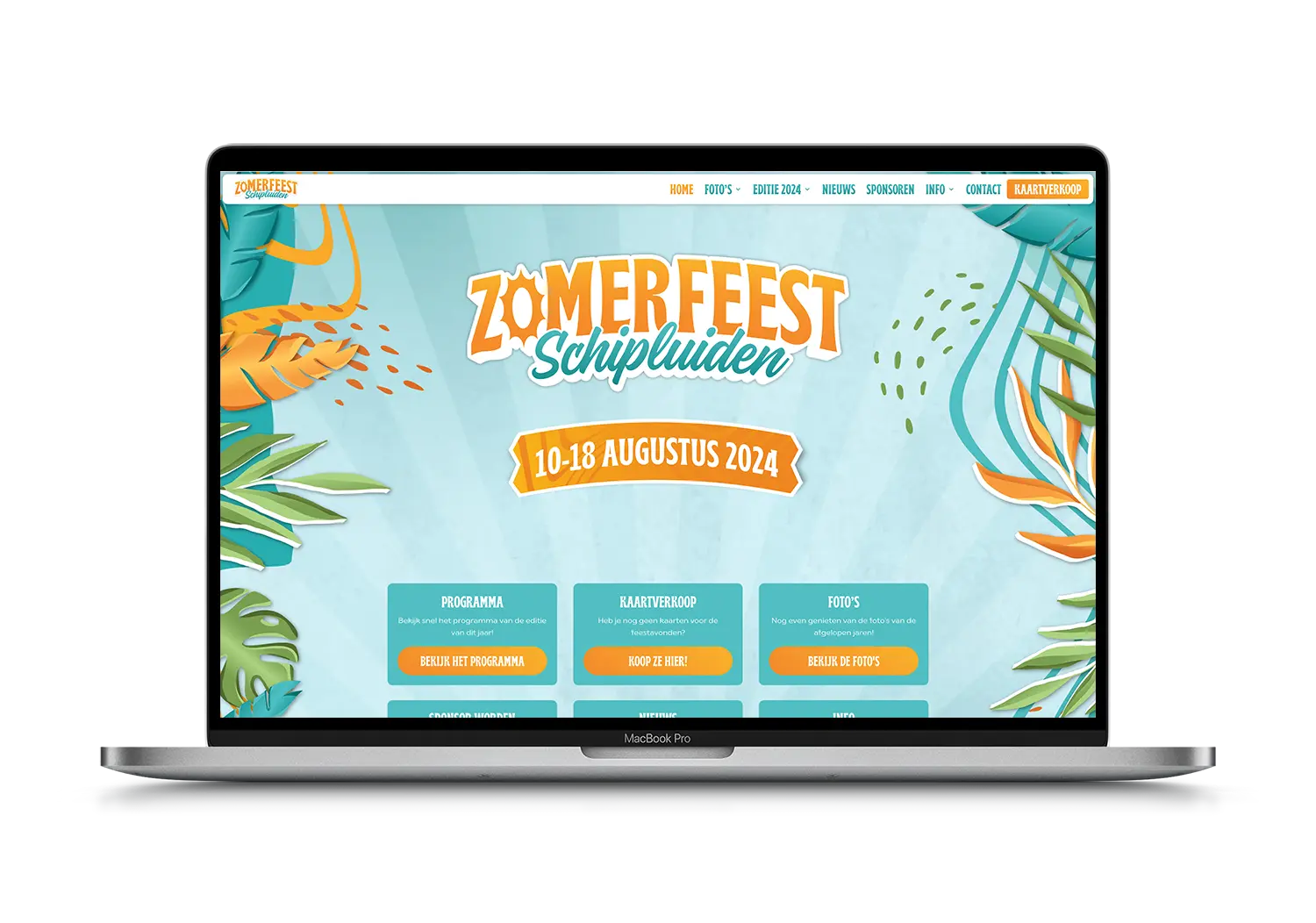Zomerfeest Schipluiden – mockup