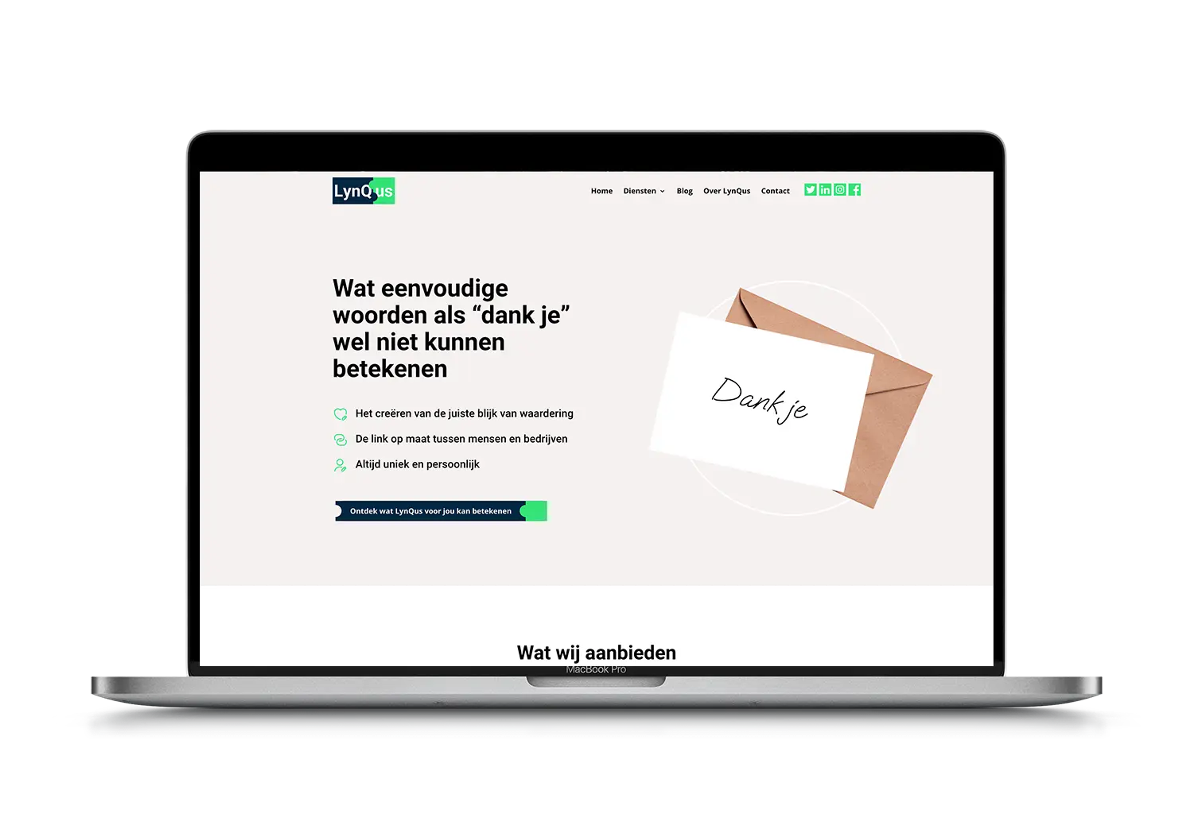 Lynqus – mockup