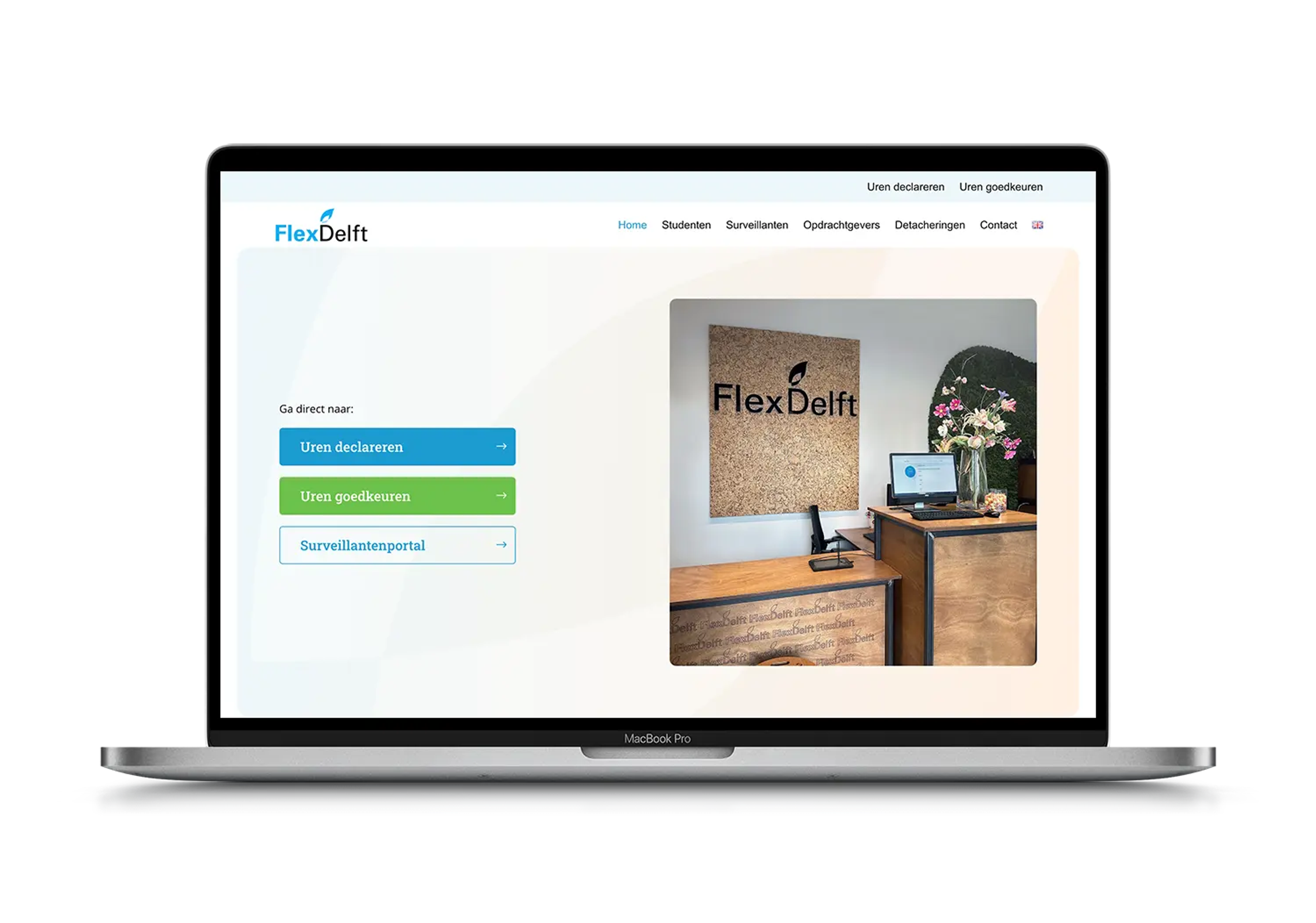 Flex Delft – mockup
