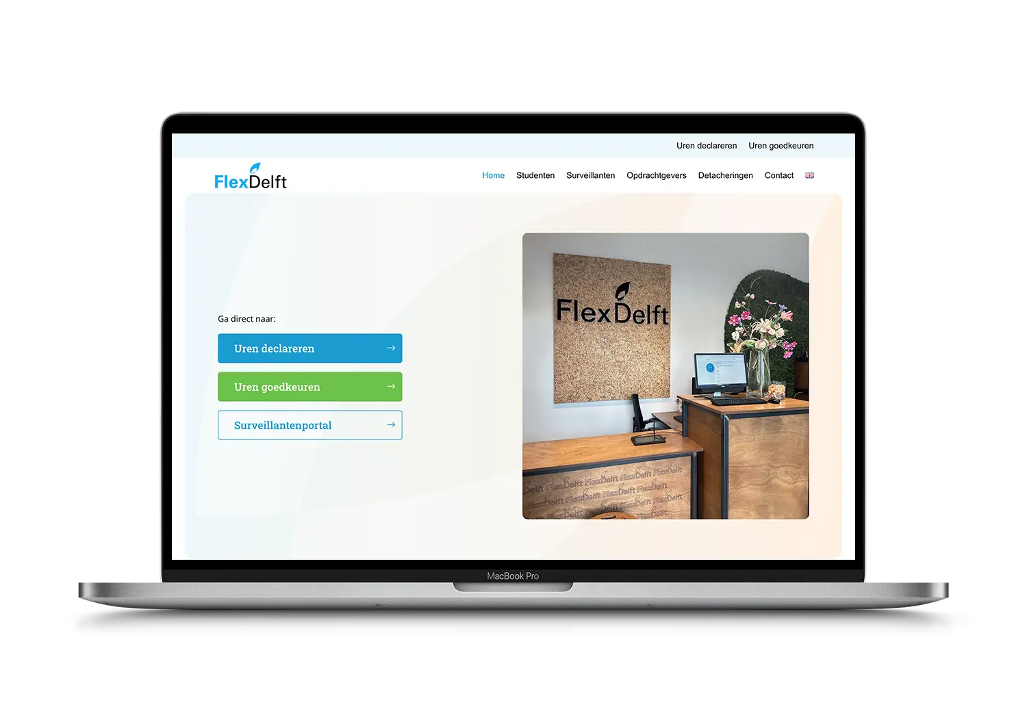 Flex Delft – mockup