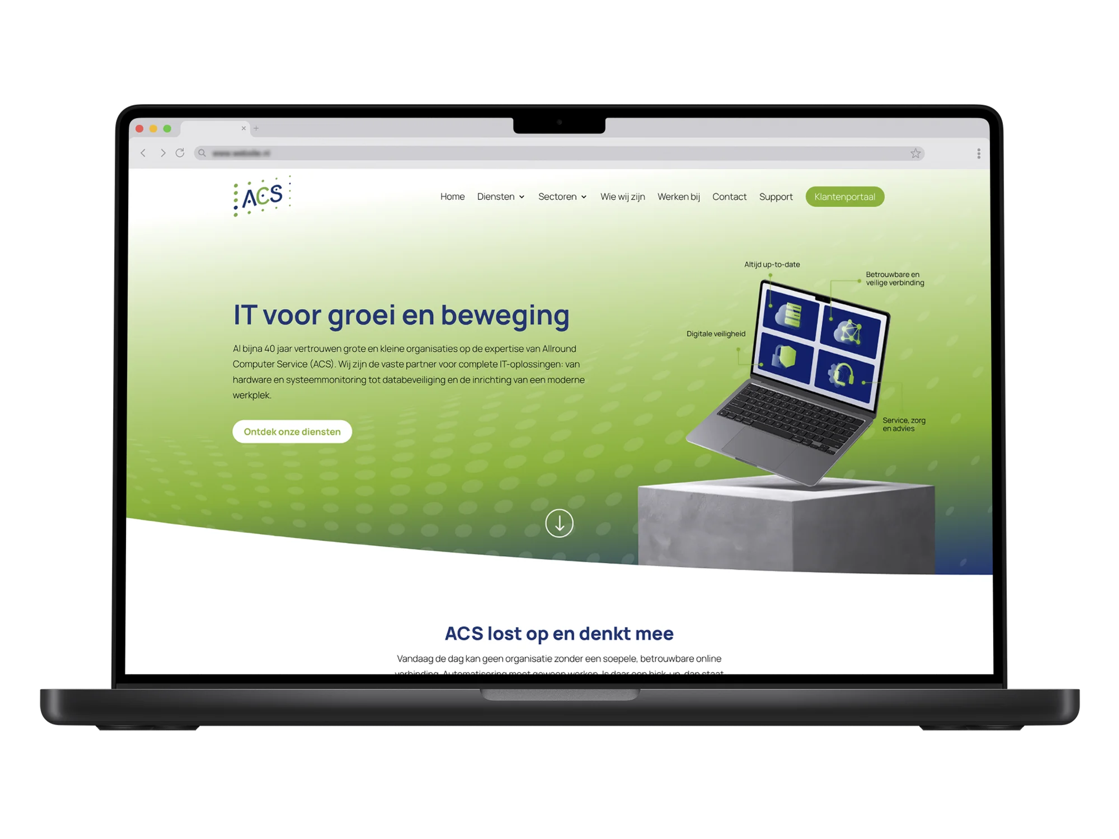 Allround Computer Services – mockup