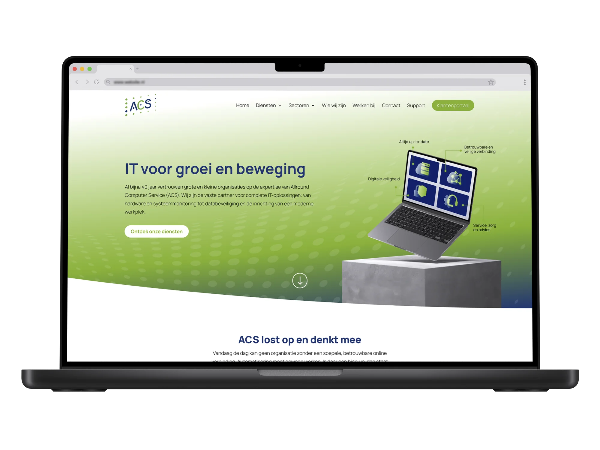 Allround Computer Services – mockup
