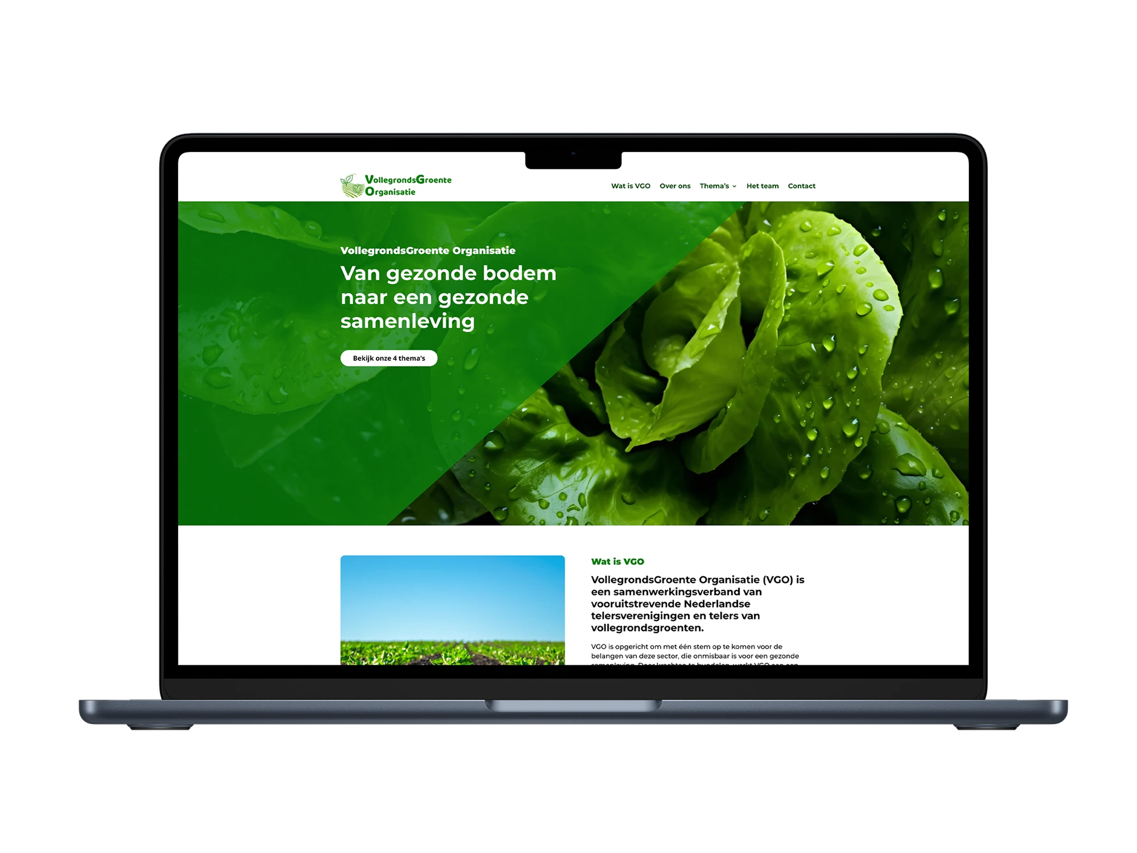 Stichting VGO – mockup