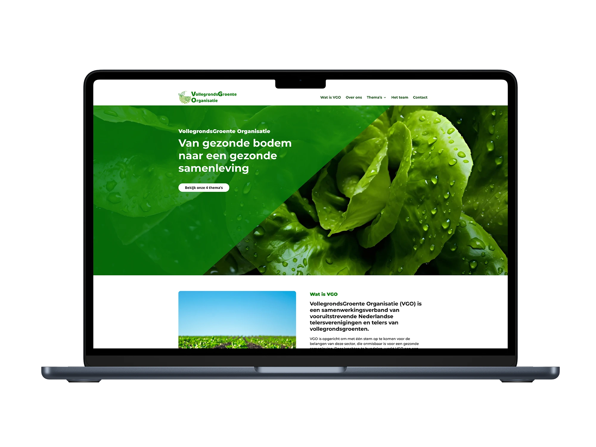 Stichting VGO – mockup