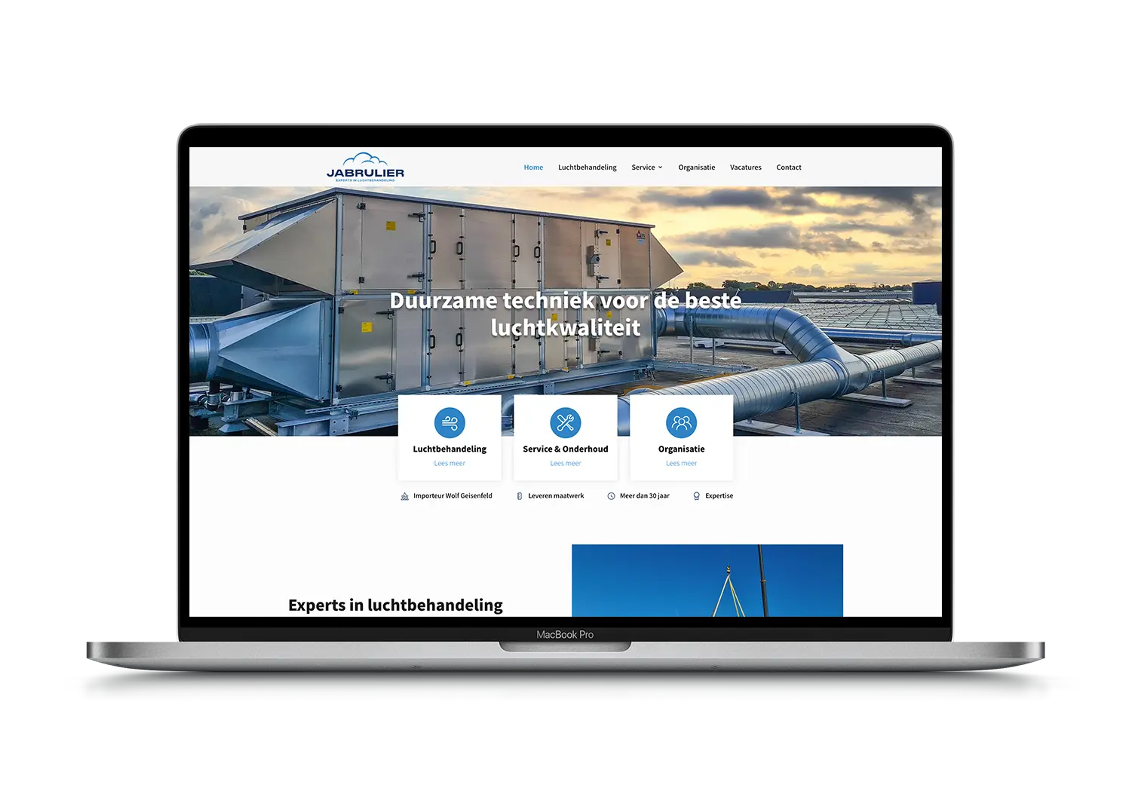 Jabrulier – mockup