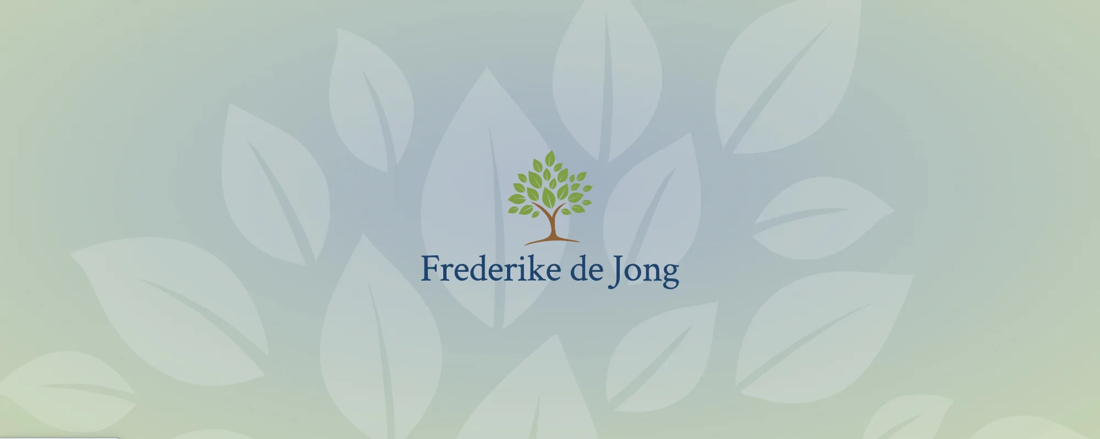 Frederike de Jong – header