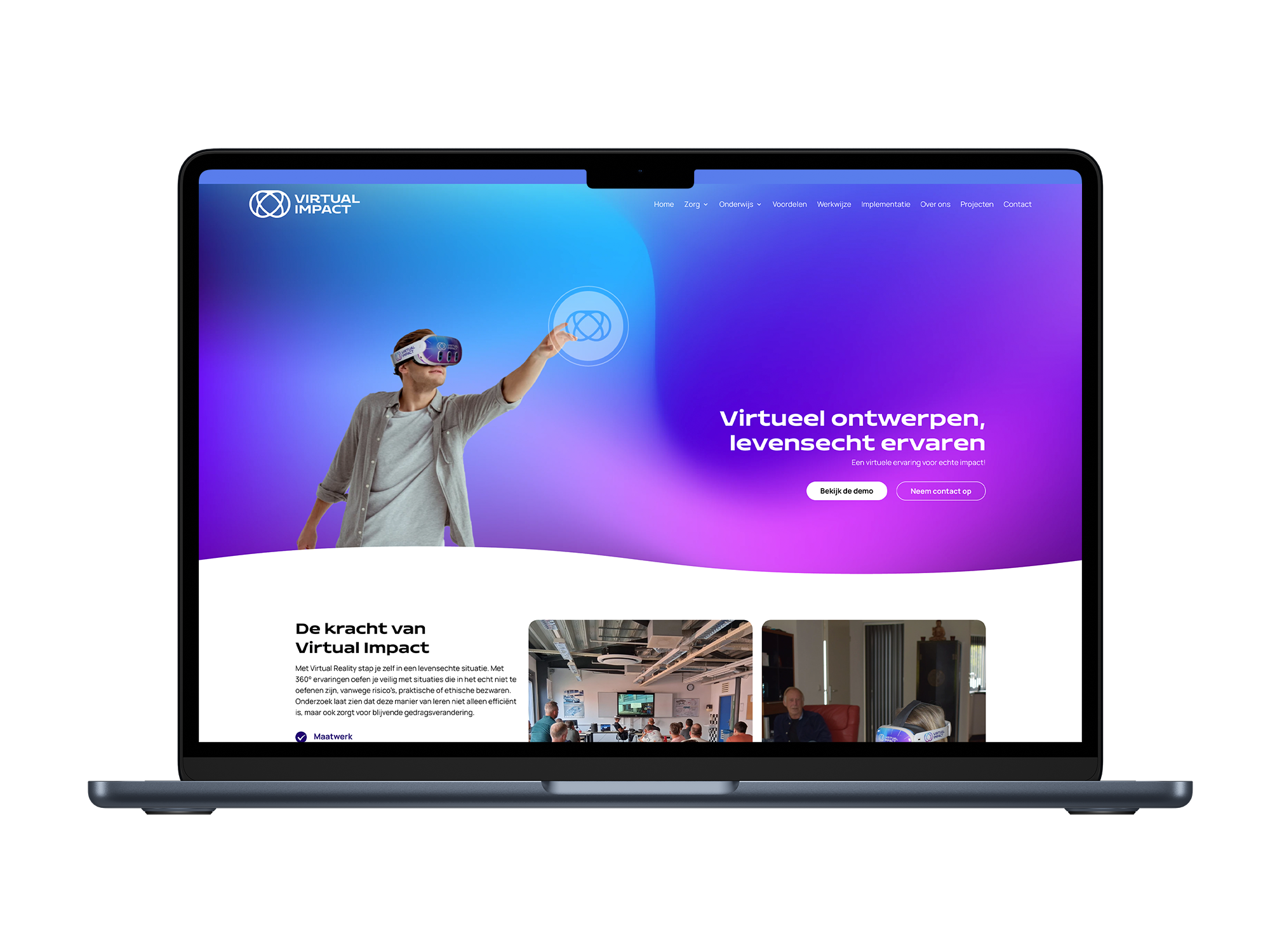 Virtual Impact – mockup