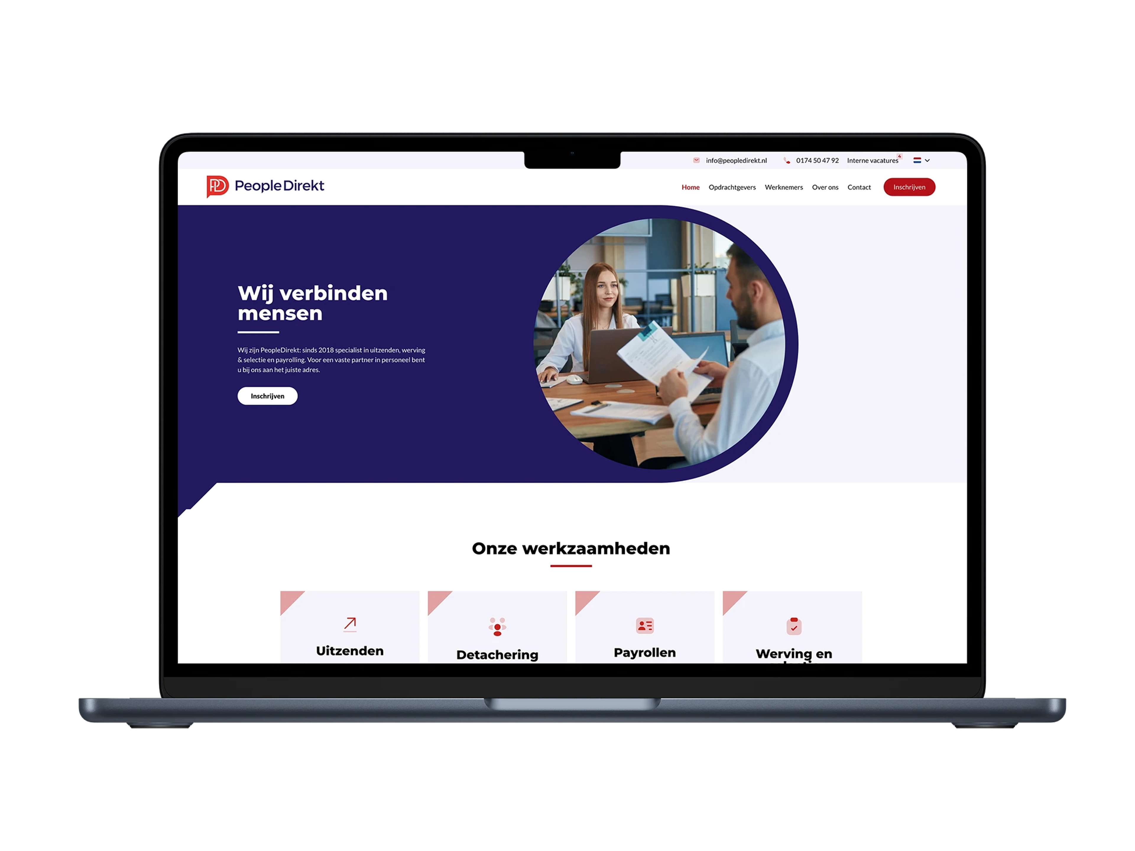 peopleDirekt – mockup