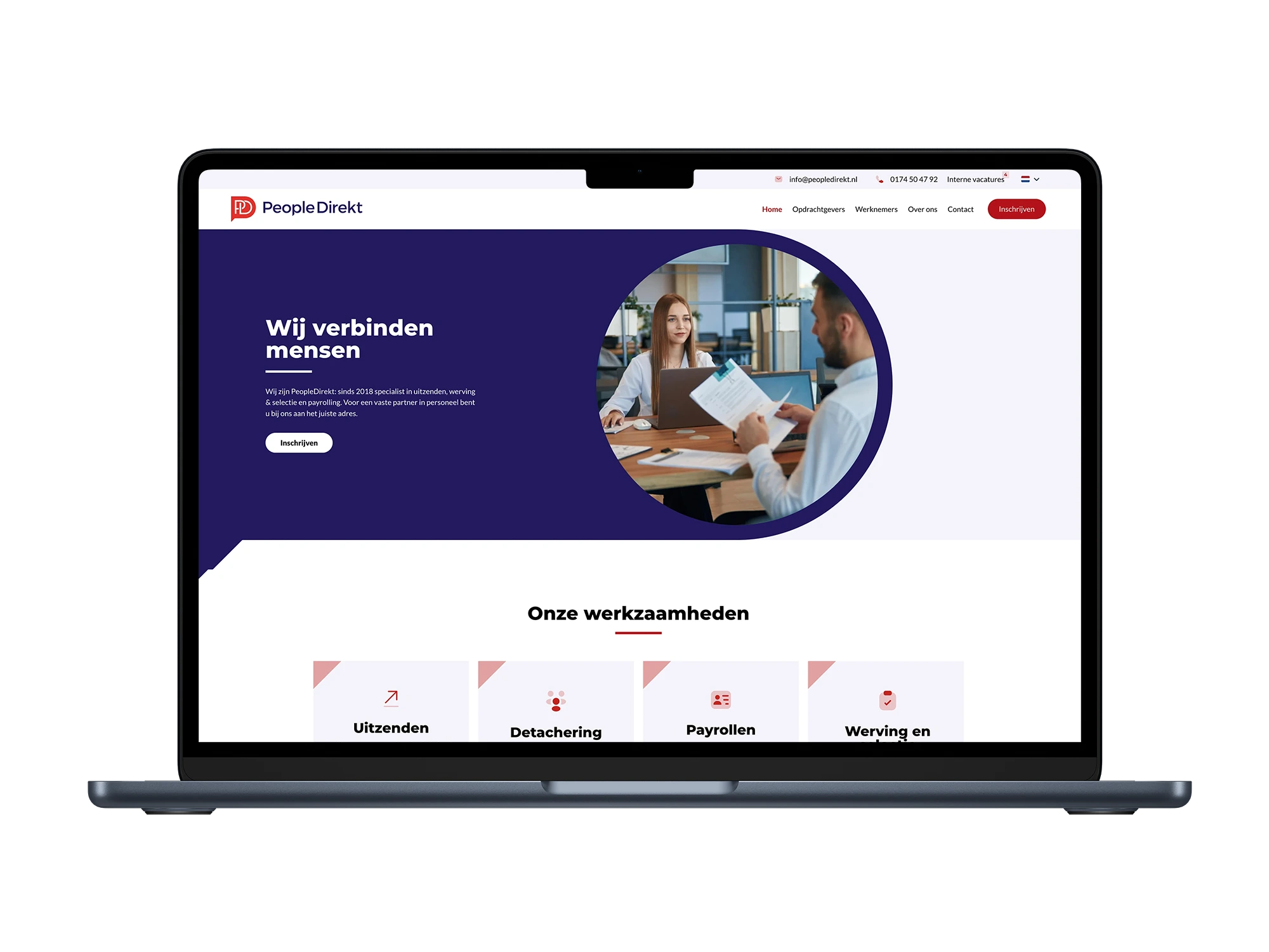 peopleDirekt – mockup