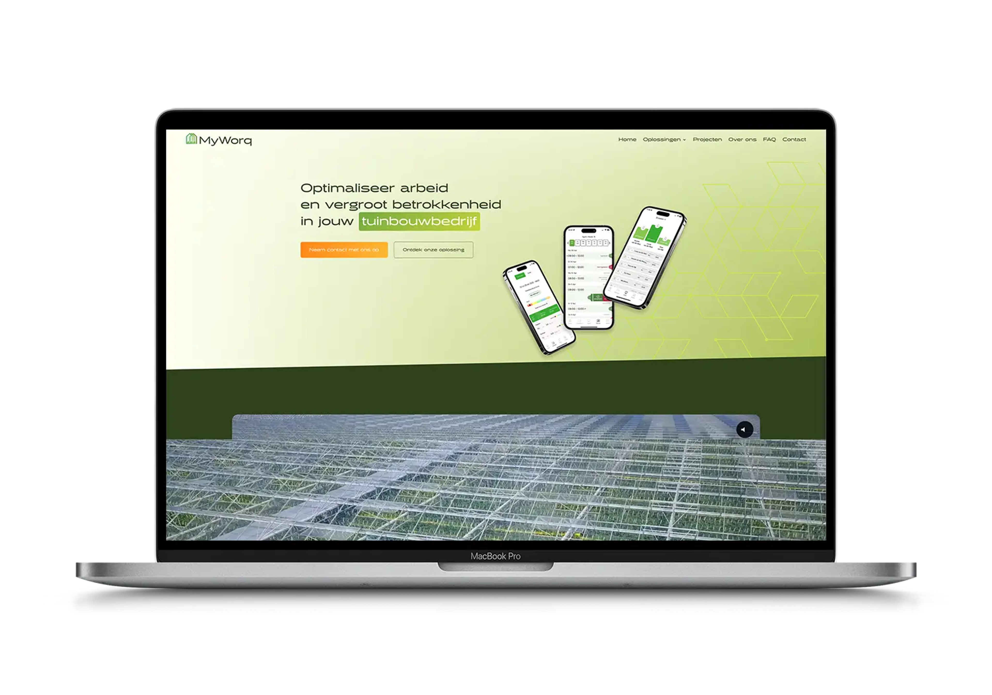 MyWorq – mockup