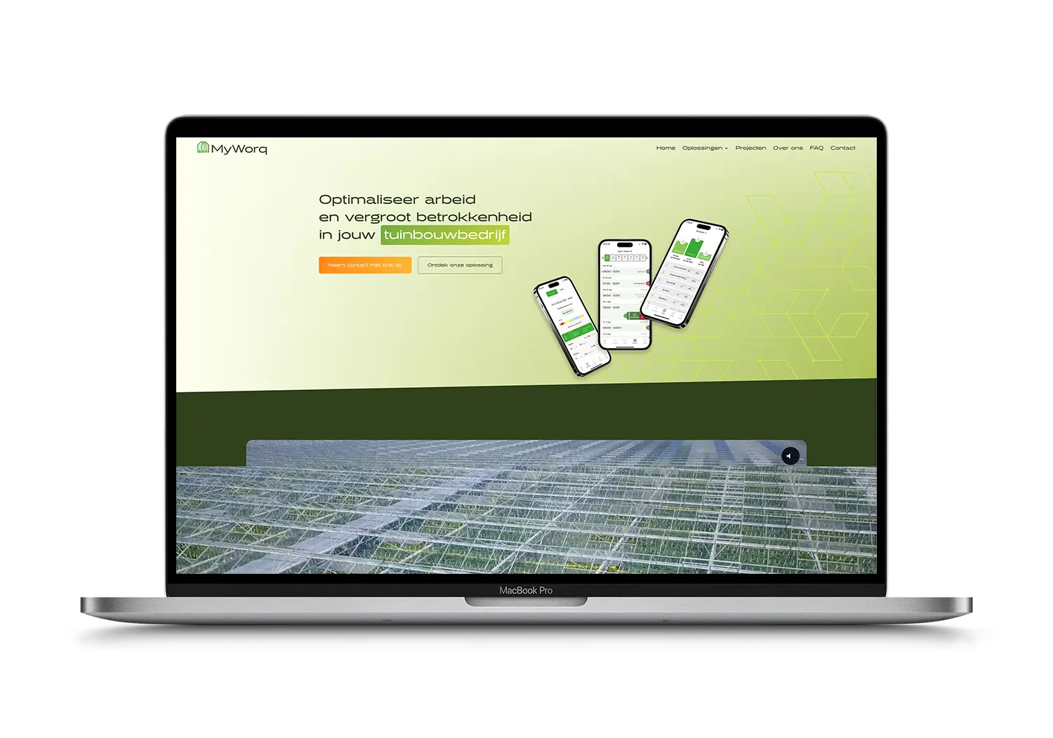 MyWorq – mockup