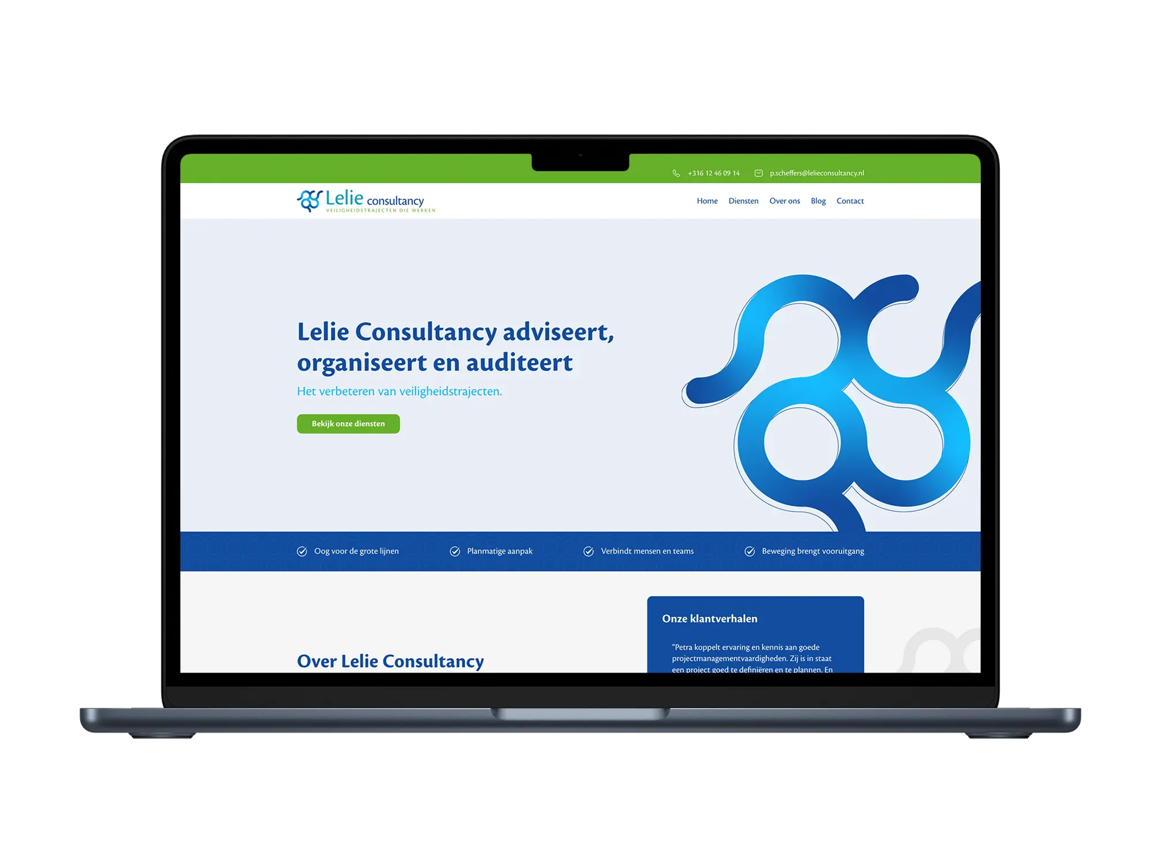 Lelie Consultancy – mockup