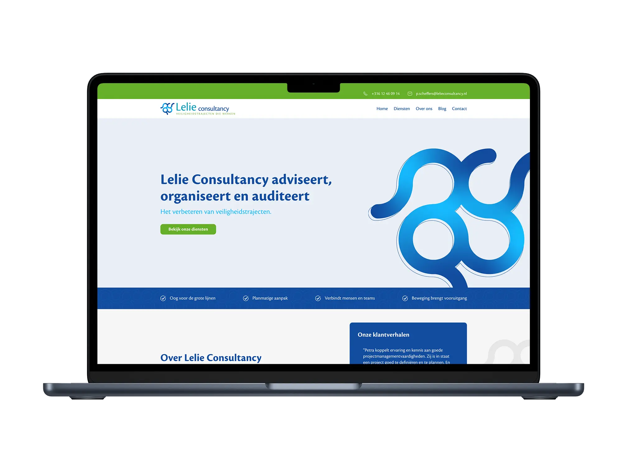 Lelie Consultancy – mockup