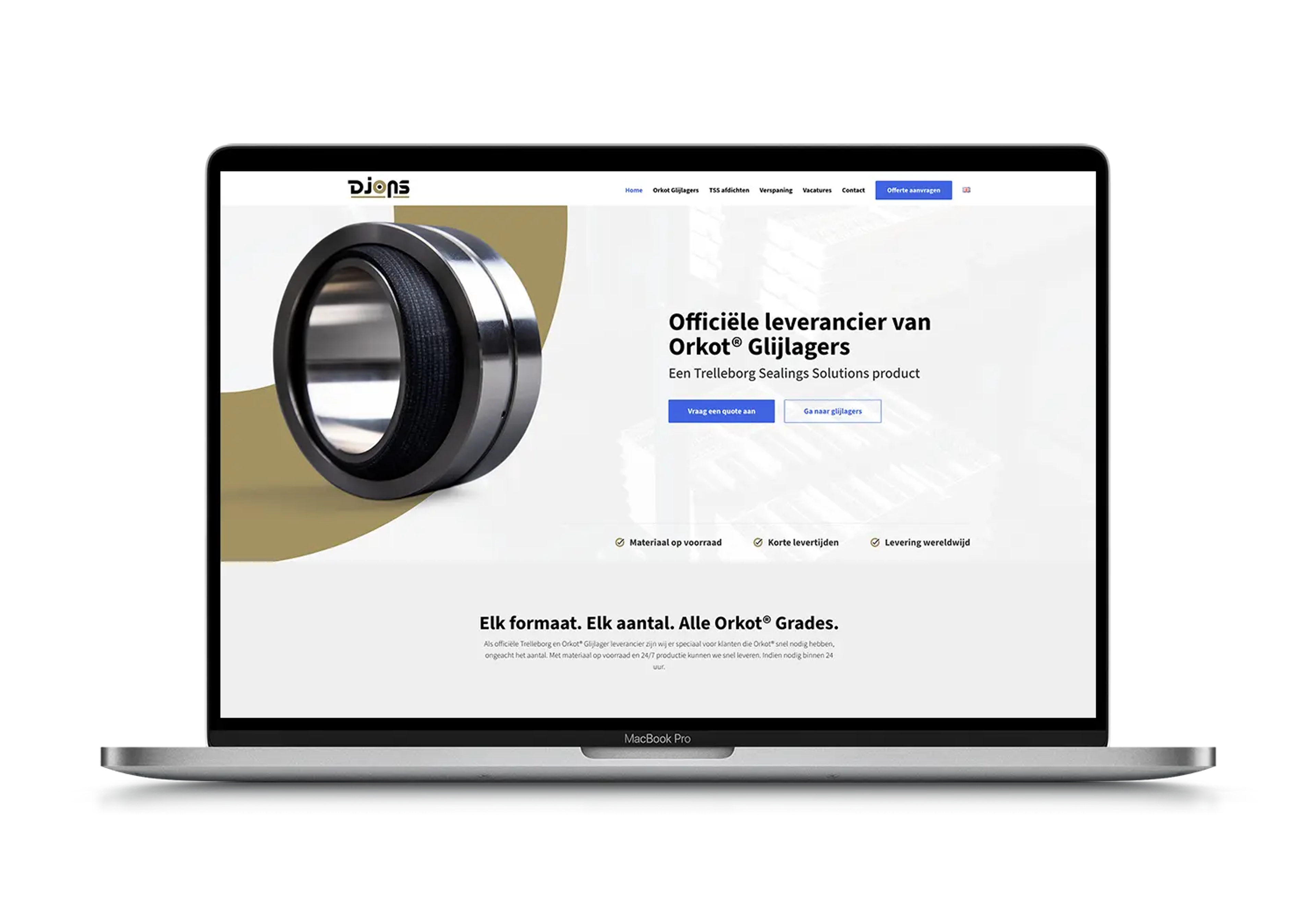 Djons – mockup