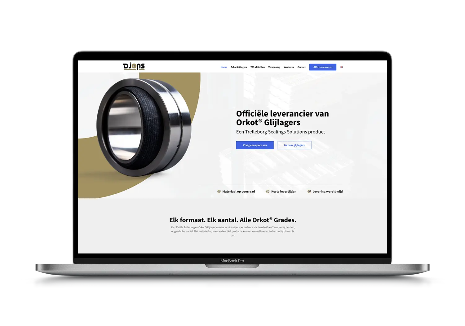 Djons – mockup
